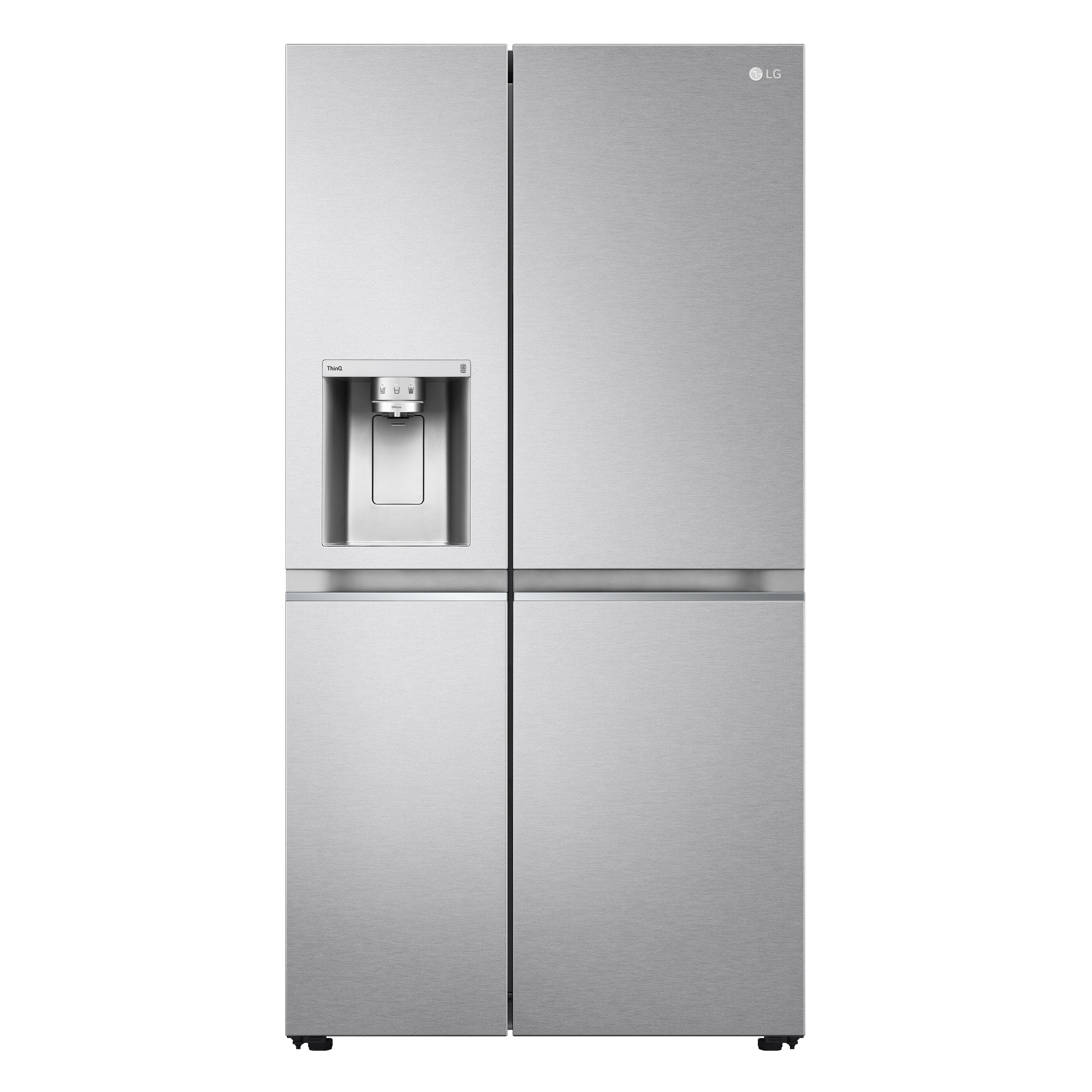 LG GSLV91MBAC 91.3cm Frost Free American Style Fridge Freezer - Metal Sorbet