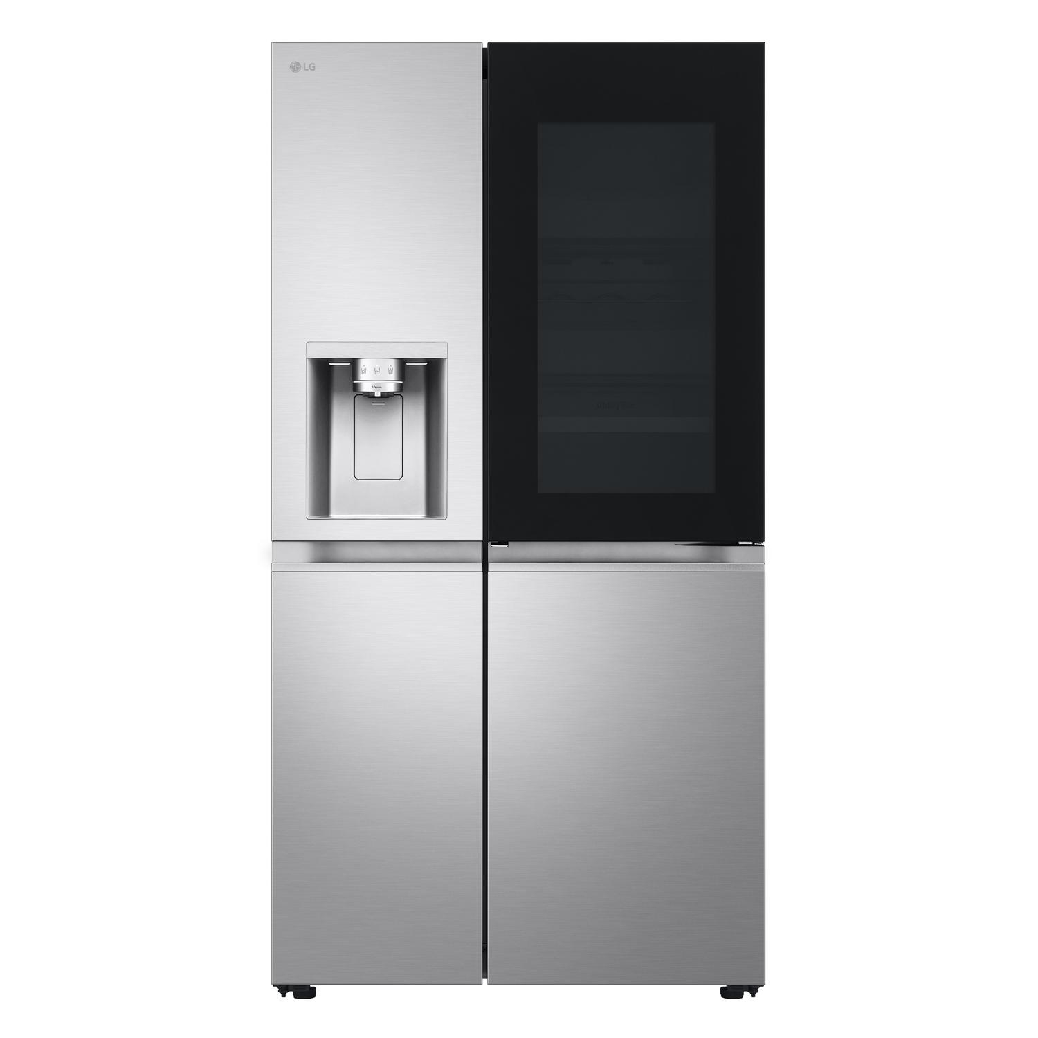LG GSXE90BSAD 96.8cm 60/40 Total No Frost American Fridge Freezer - Brushed Steel