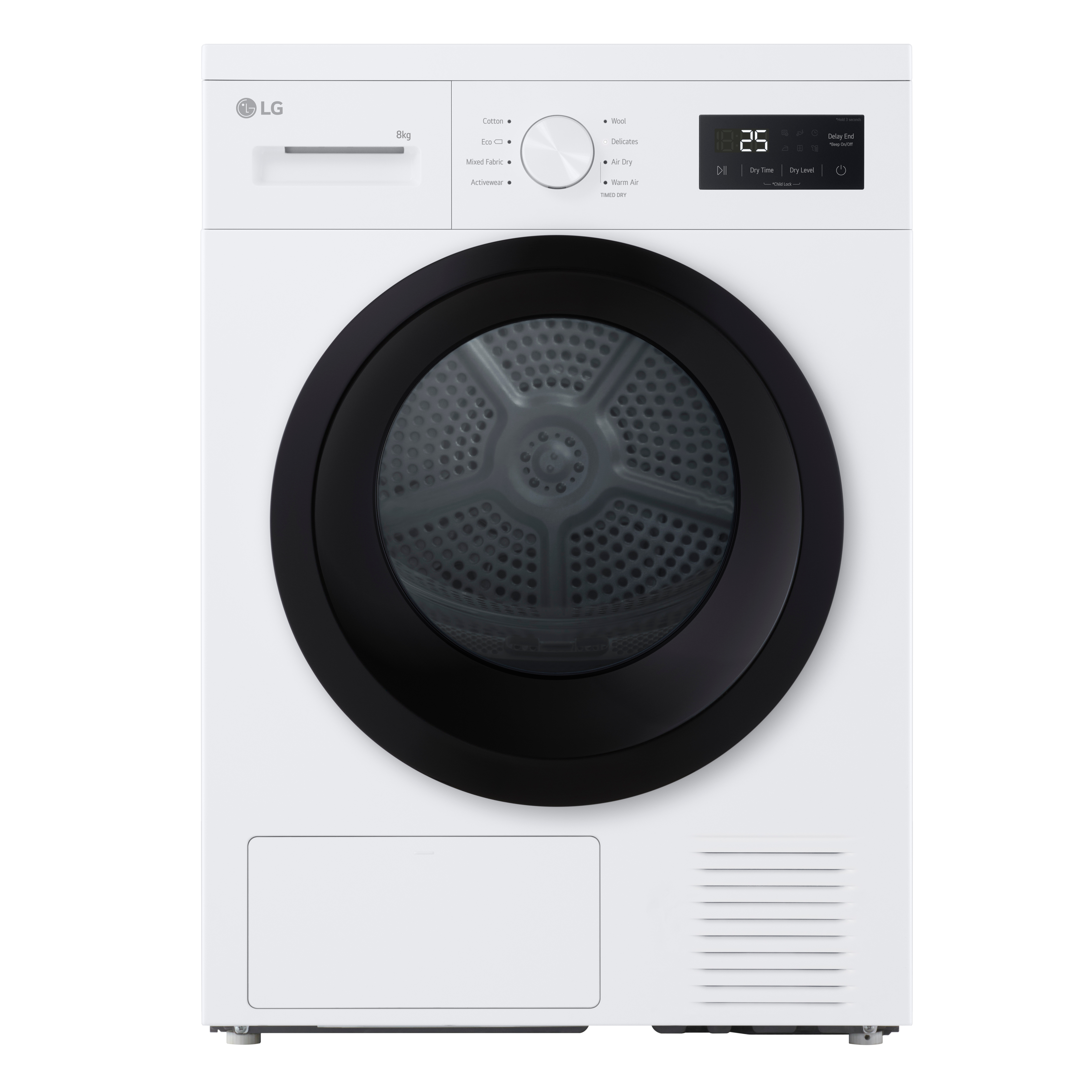 LG Series 2 RHA1008NWK 8kg Heat Pump Tumble Dryer - White 