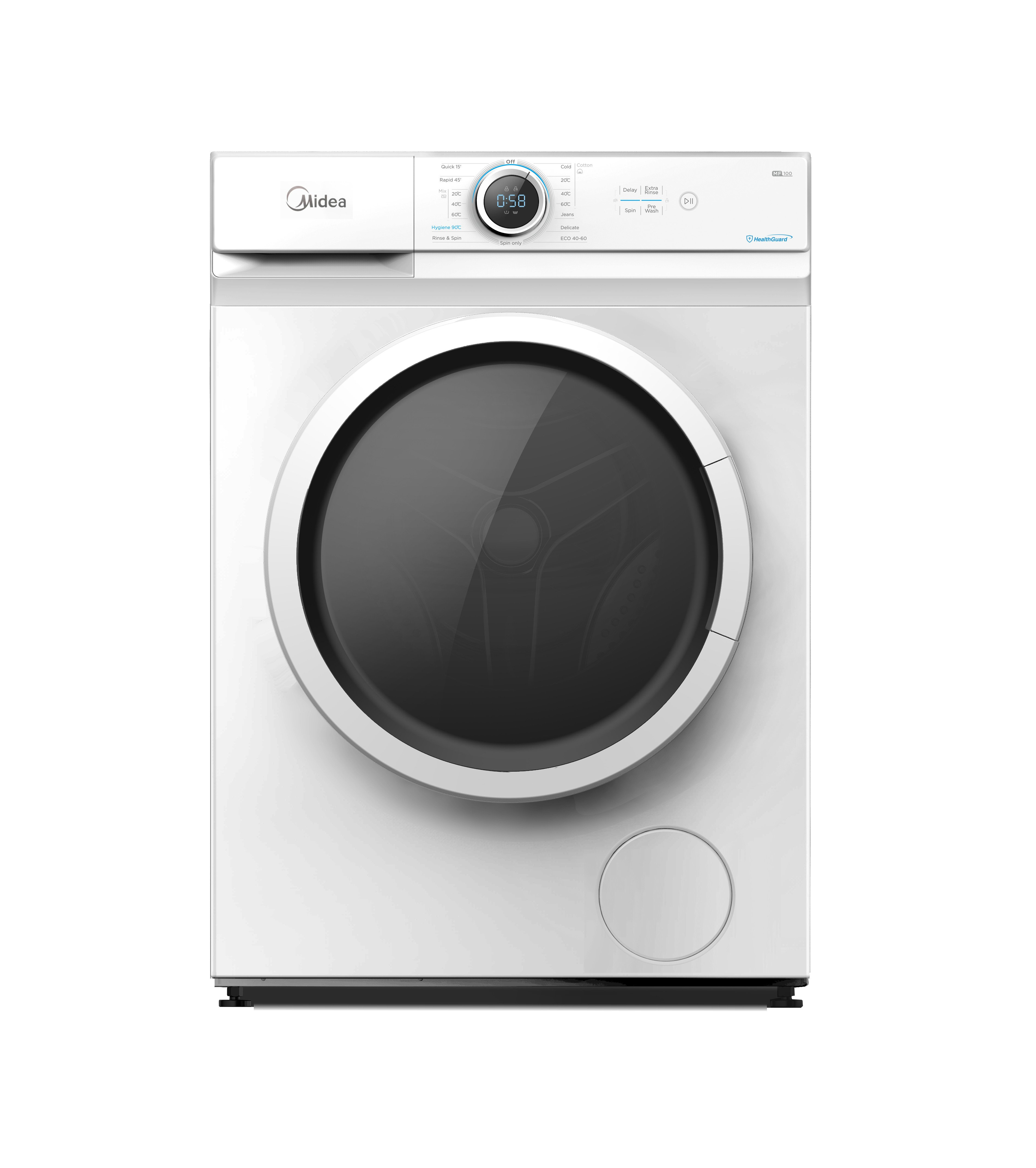 Midea MF100W60 6kg 1400 Spin Washing Machine - White