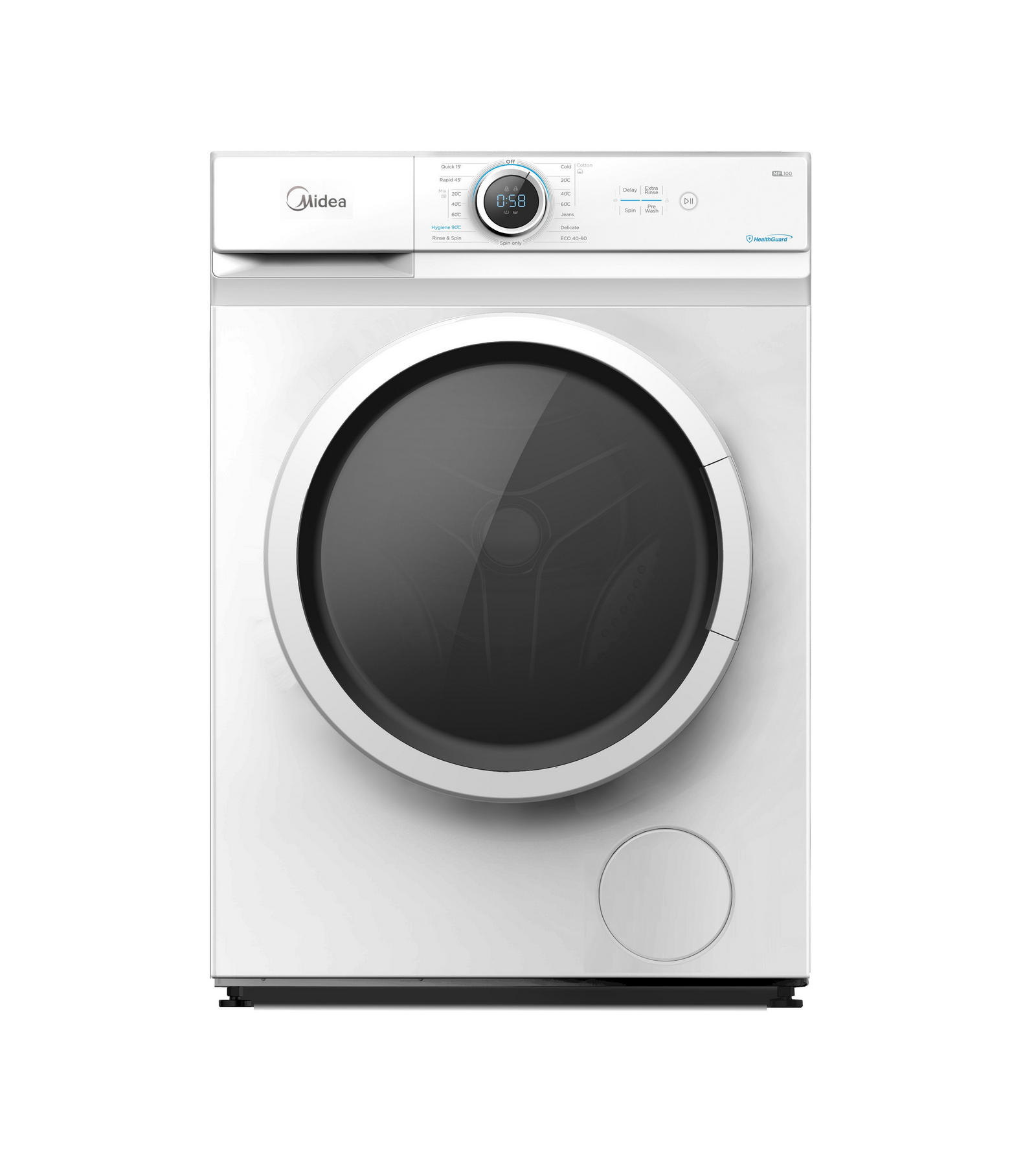Midea MF100W60 6kg 1400 Spin Washing Machine - White