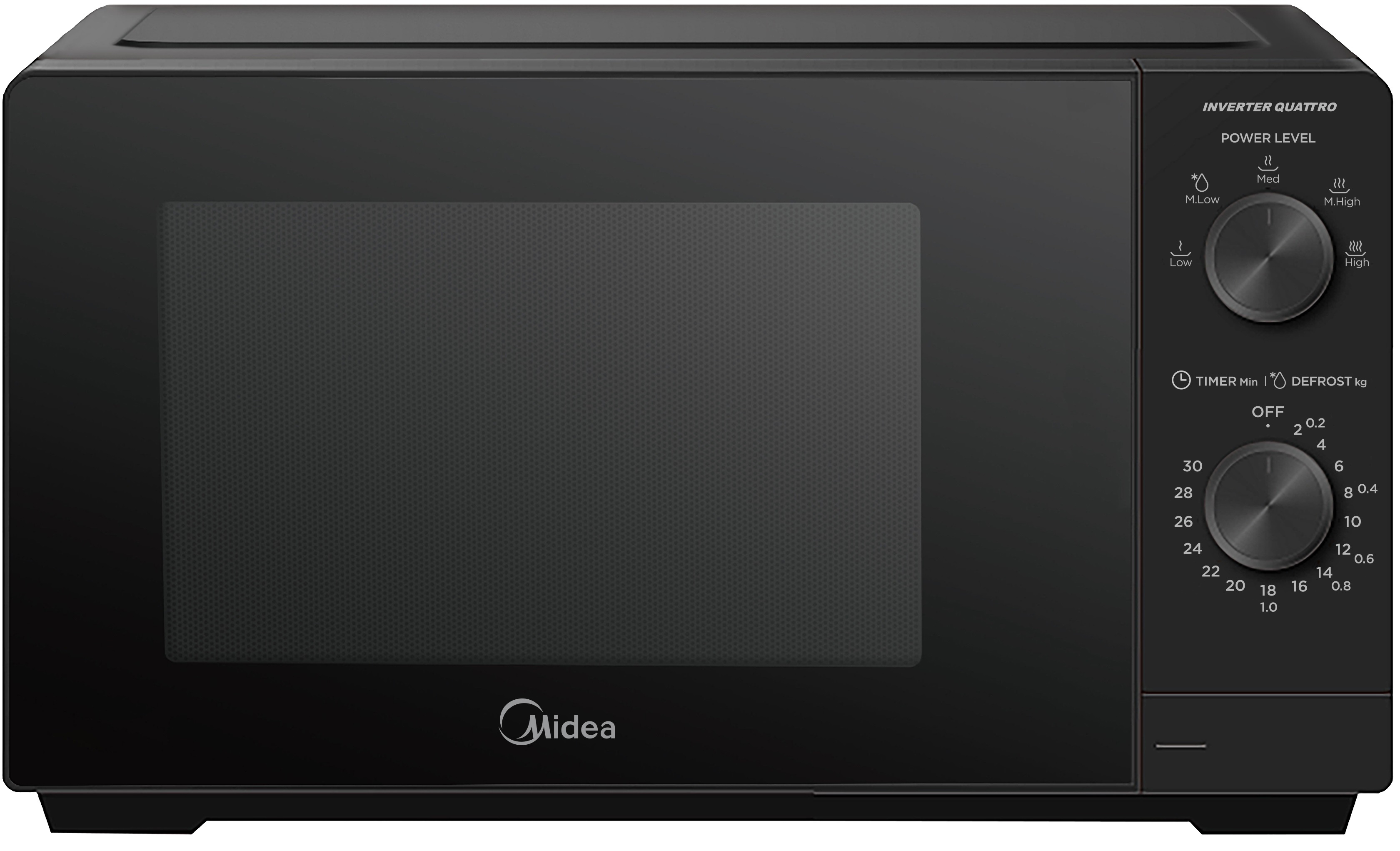 Midea MMOP01MZ-BK 20L Solo Microwave - Black