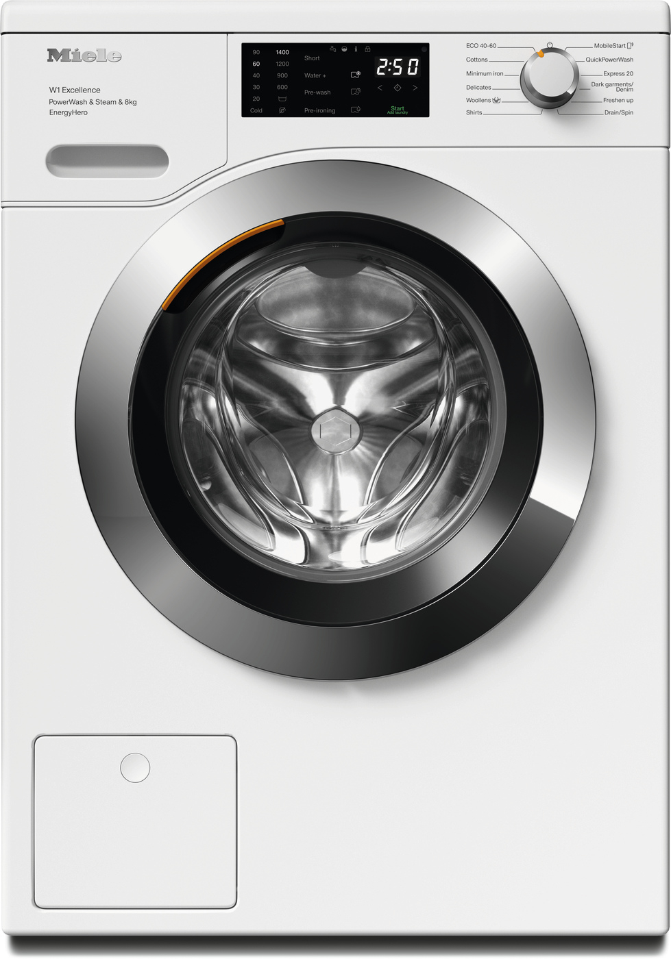 Miele WEE385 WCS 8kg 1400 Spin Washing Machine - Lotus White