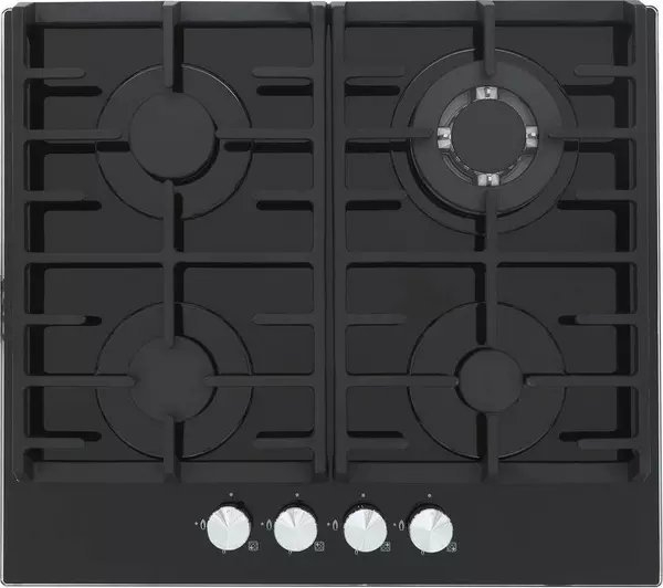 Montpellier MGH61BG 58cm Gas Hob - Black