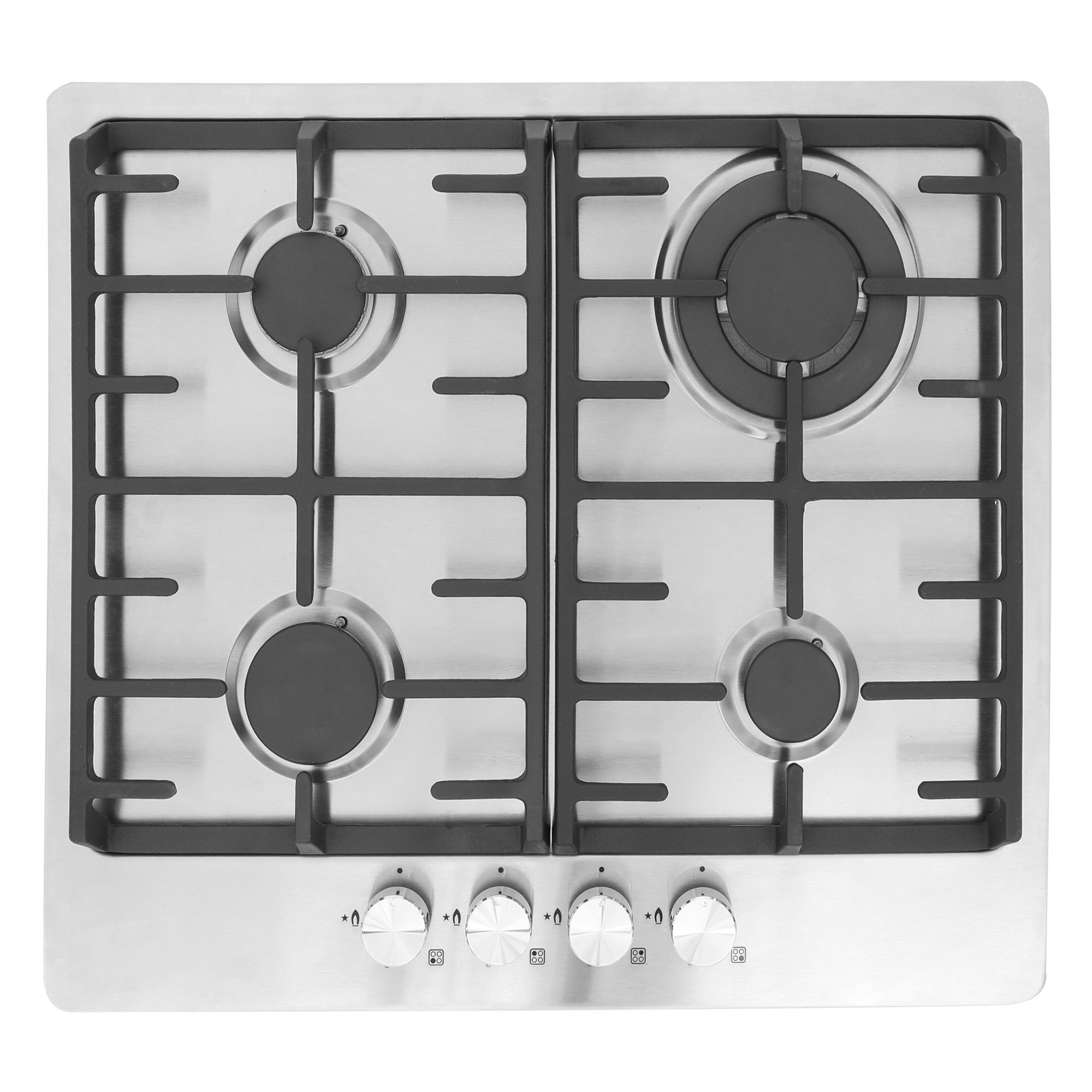 Montpellier MGH61CX 58cm Gas Hob - Stainless Steel