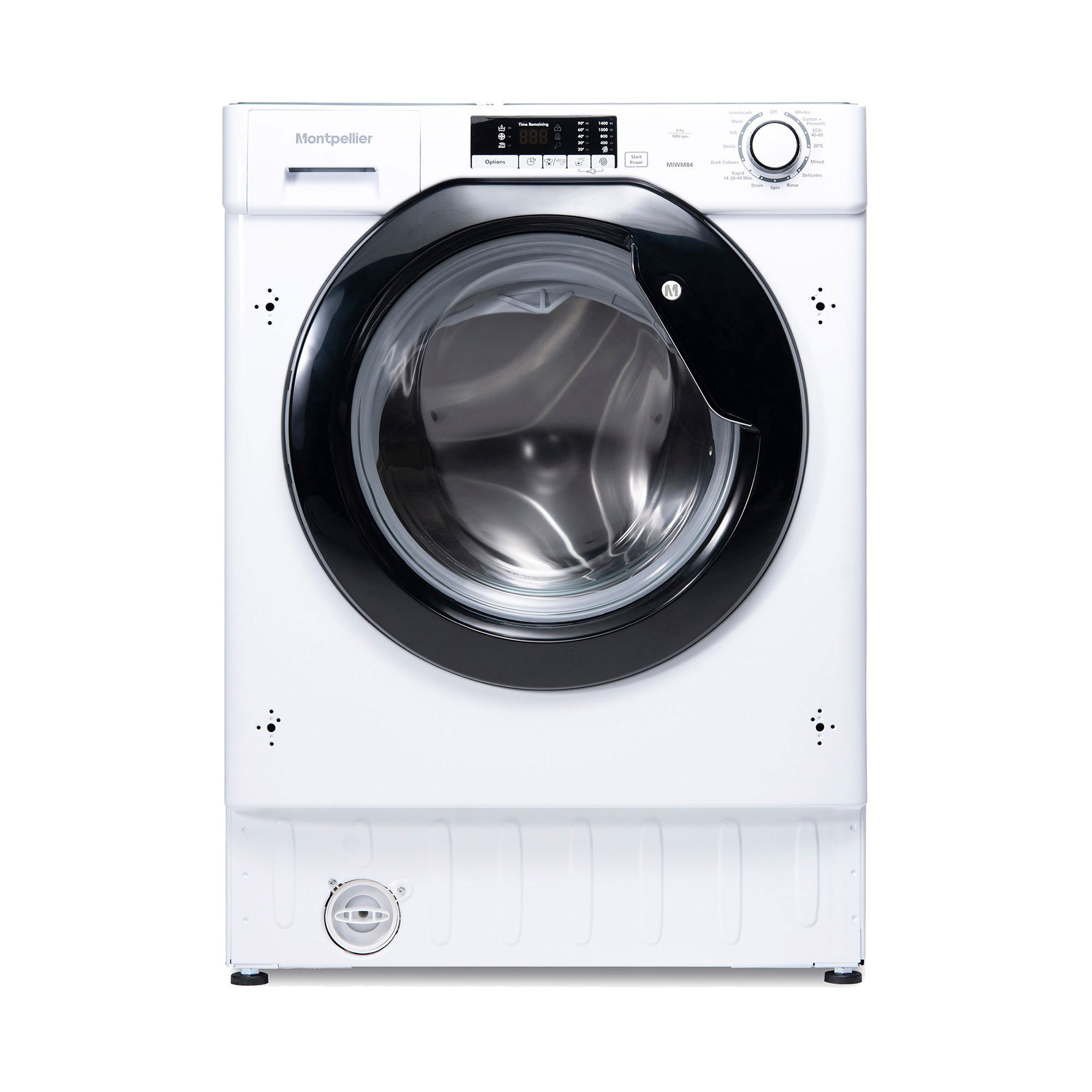 Montpellier MIWM84-1 8kg 1400 Spin Integrated Washing Machine -White