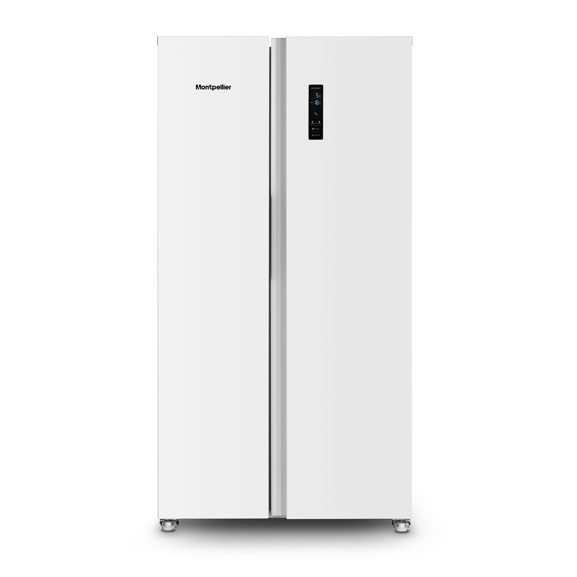 Montpellier MSBS442W 91cm 70/30 Frost Free American Fridge Freezer - White