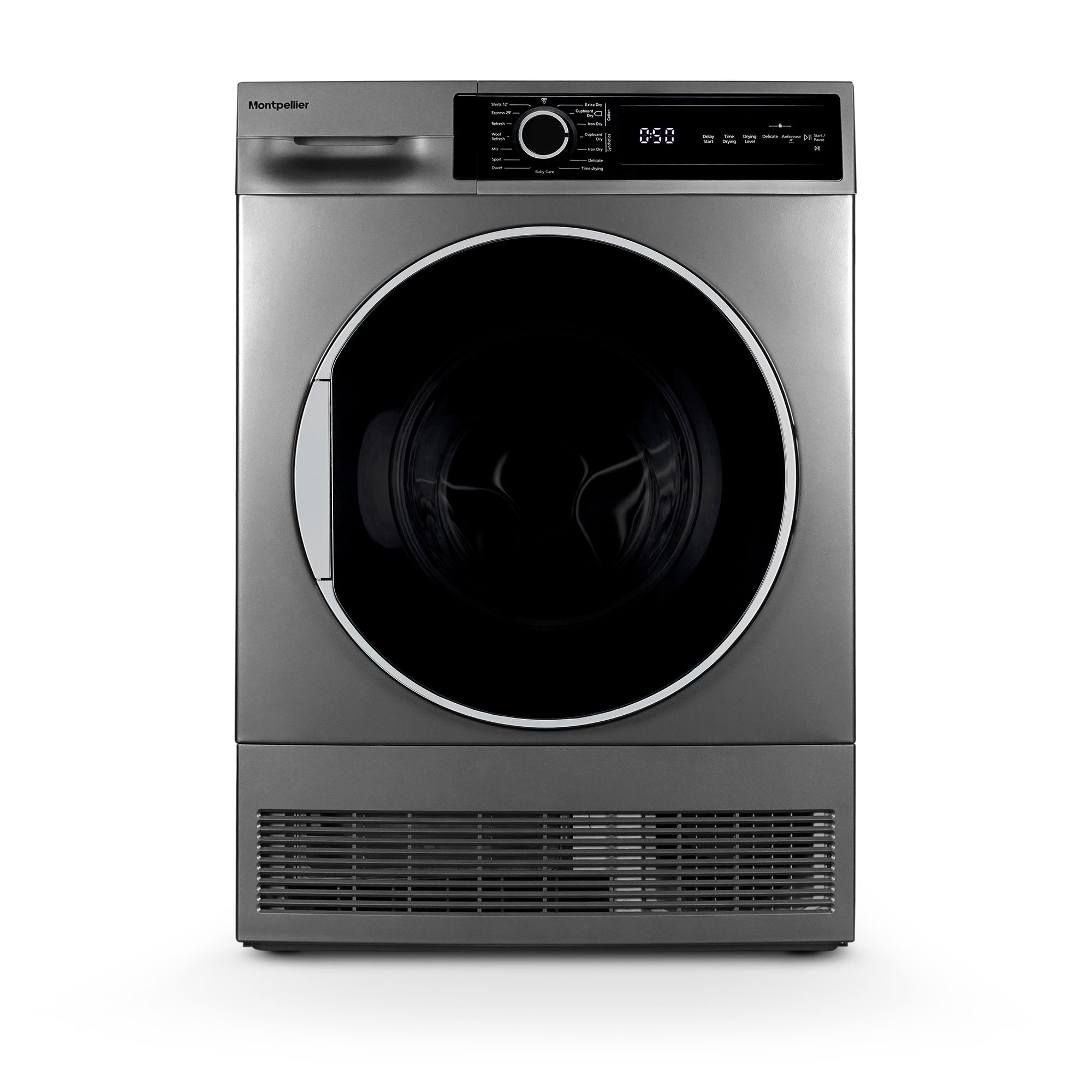 Montpellier MTDC8SDS 8kg Condenser Tumble Dryer - Silver