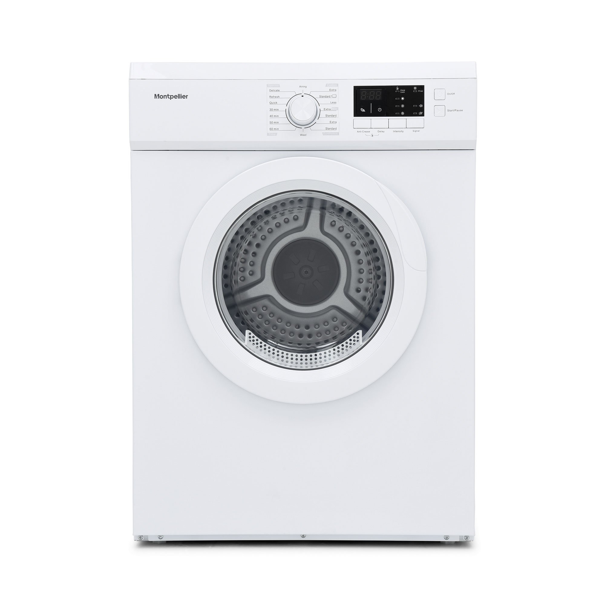 Montpellier MVSD7W  7kg Vented Sensor Tumble Dryer - White