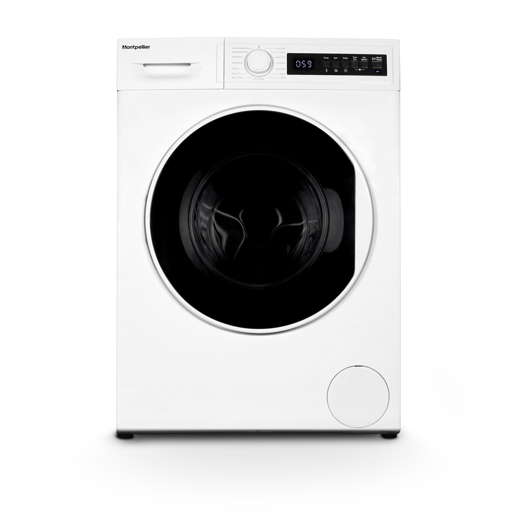 Montpellier MWD8514W 8kg/5kg 1400 Spin Washer Dryer - White