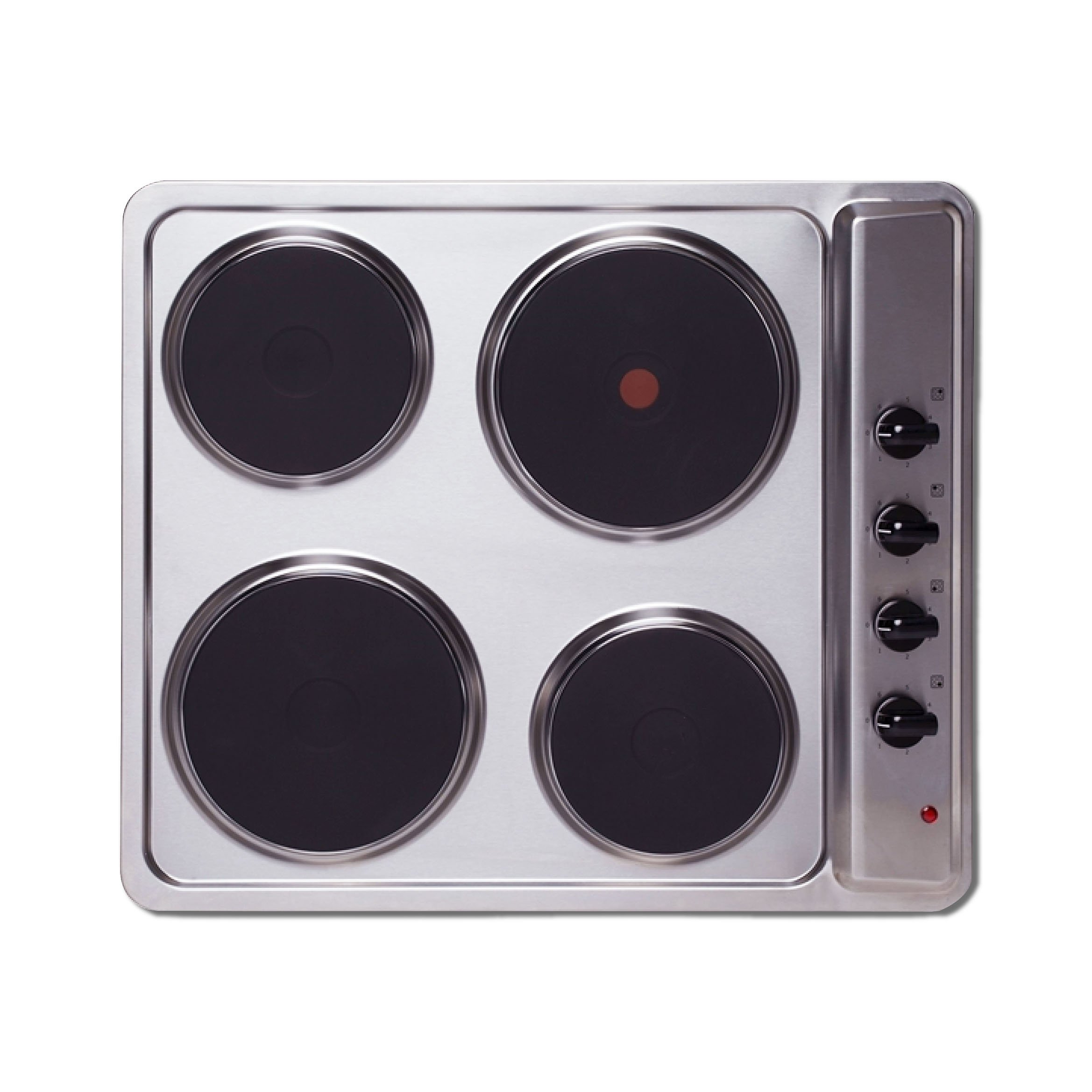 Montpellier SP601X 58cm Solid Plate Hob - Stainless Steel
