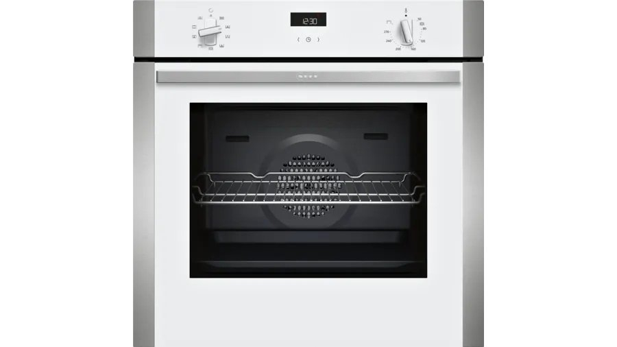 NEFF B1ACE4HW0B 59.4cm Built In Electric Single Oven - White
