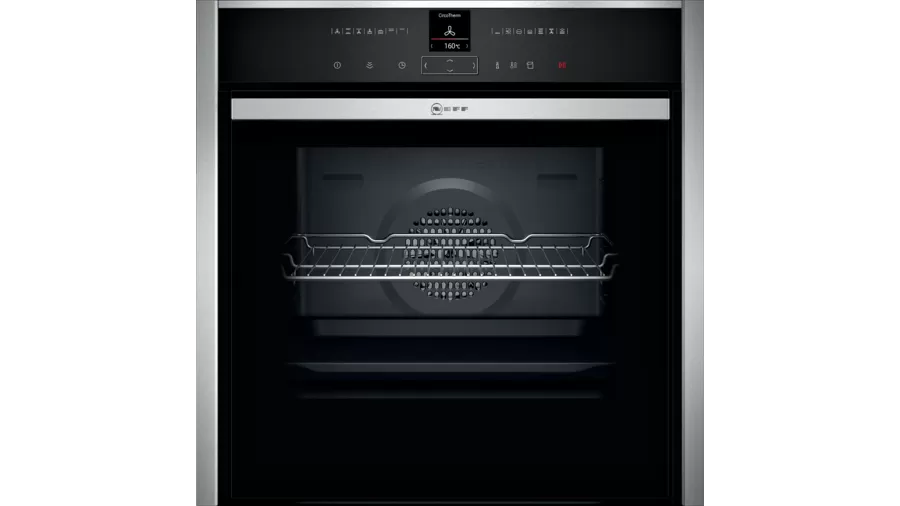 NEFF B57VR22N0B 59.6cm Built In Electric Single Oven - Stainless Steel