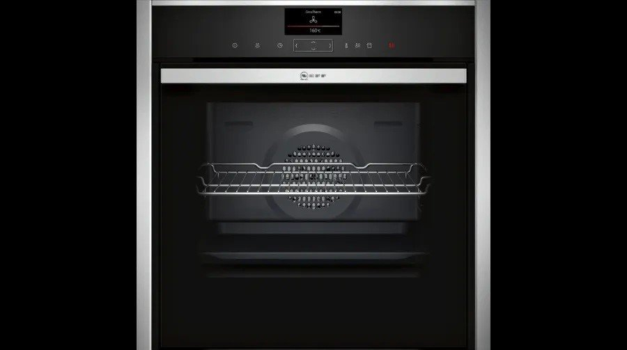 NEFF B57VS24H0B 59.6cm Built In Electric Single Oven - Stainless Steel