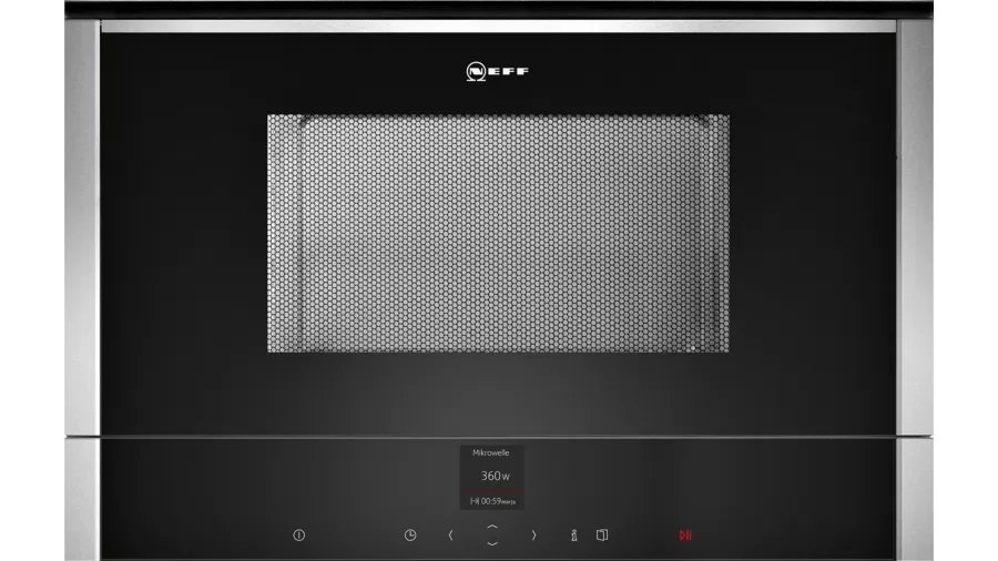 NEFF C17WR00N0B 21 Litres Built In Microwave Oven - Stainless Steel