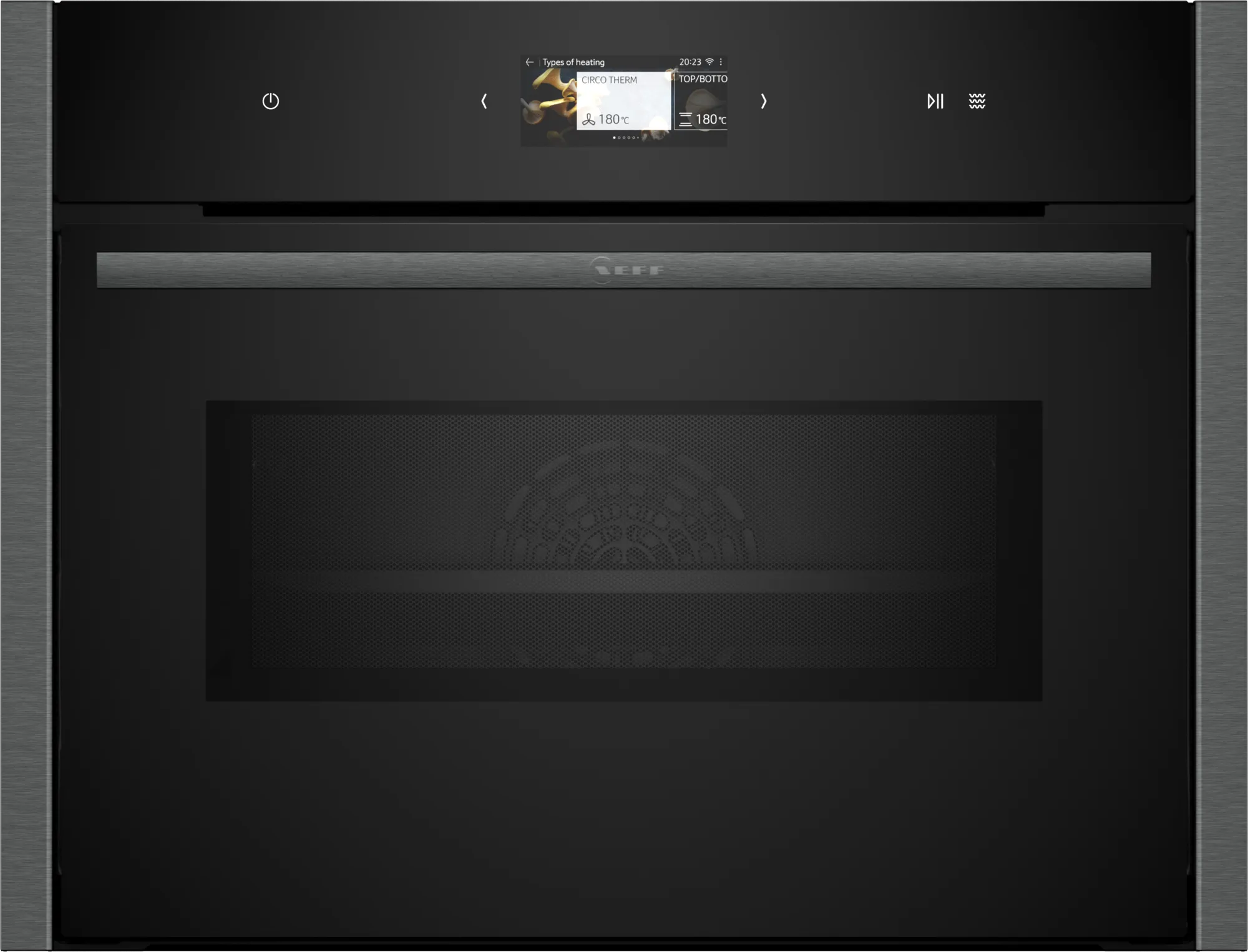 Neff C24MS31G0B 59.6cm Built In Compact Oven With Microwave Function - Graphite Grey