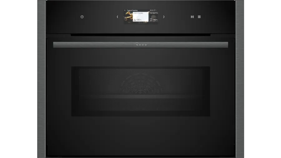 NEFF C24MS71G0B Built In Compact Oven with Microwave - Graphite