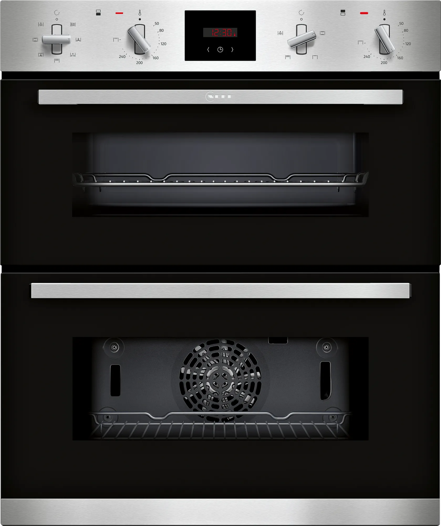 Neff J1GCC0AN0B 59.4cm Built In Electric Double Oven - Stainless Steel