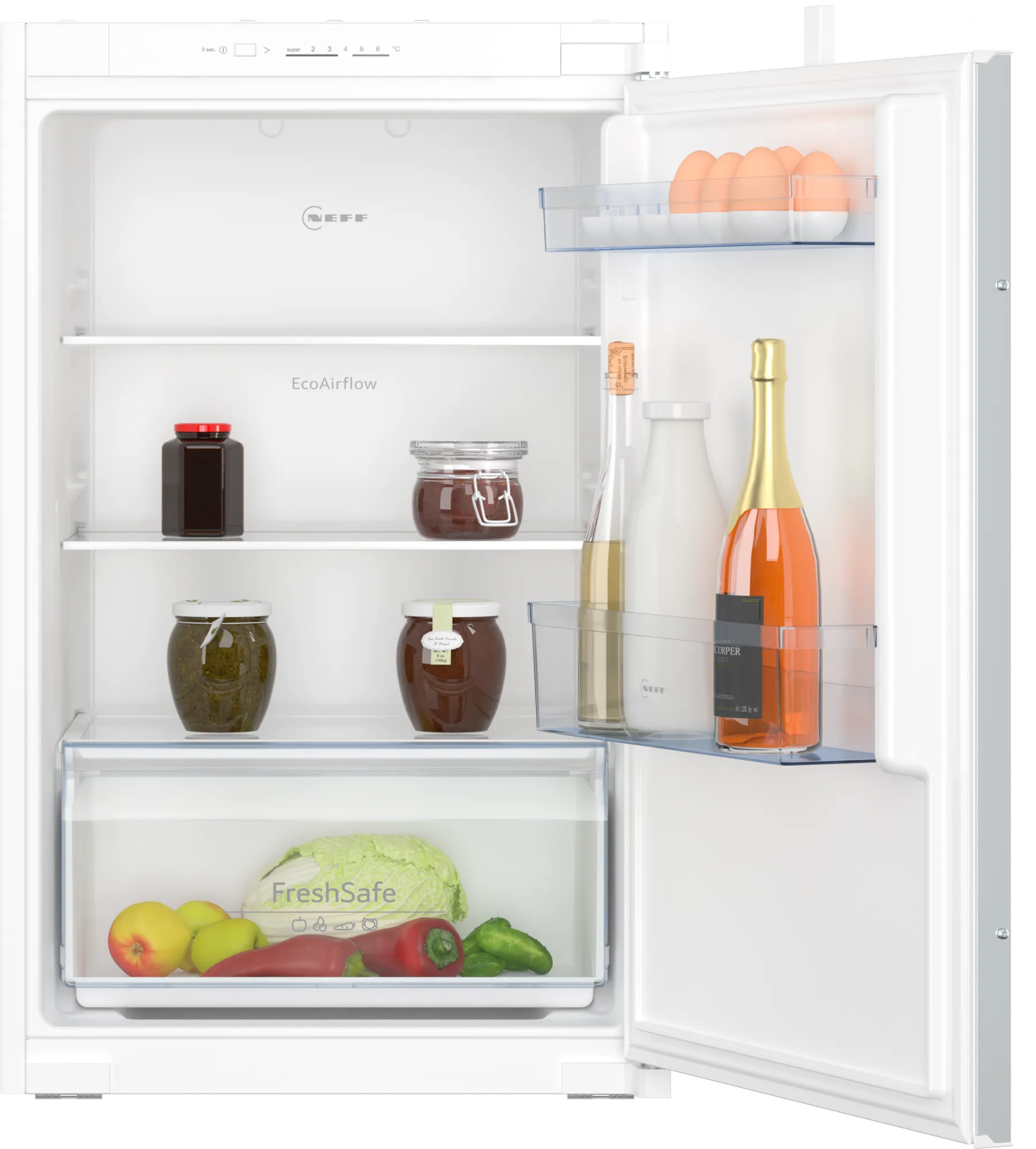 Neff KI1211SE0G 56cm Built In Larder Fridge - White