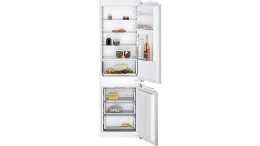 NEFF KI7861FF0G 54.1cm 60/40 Integrated Frost Free Fridge Freezer