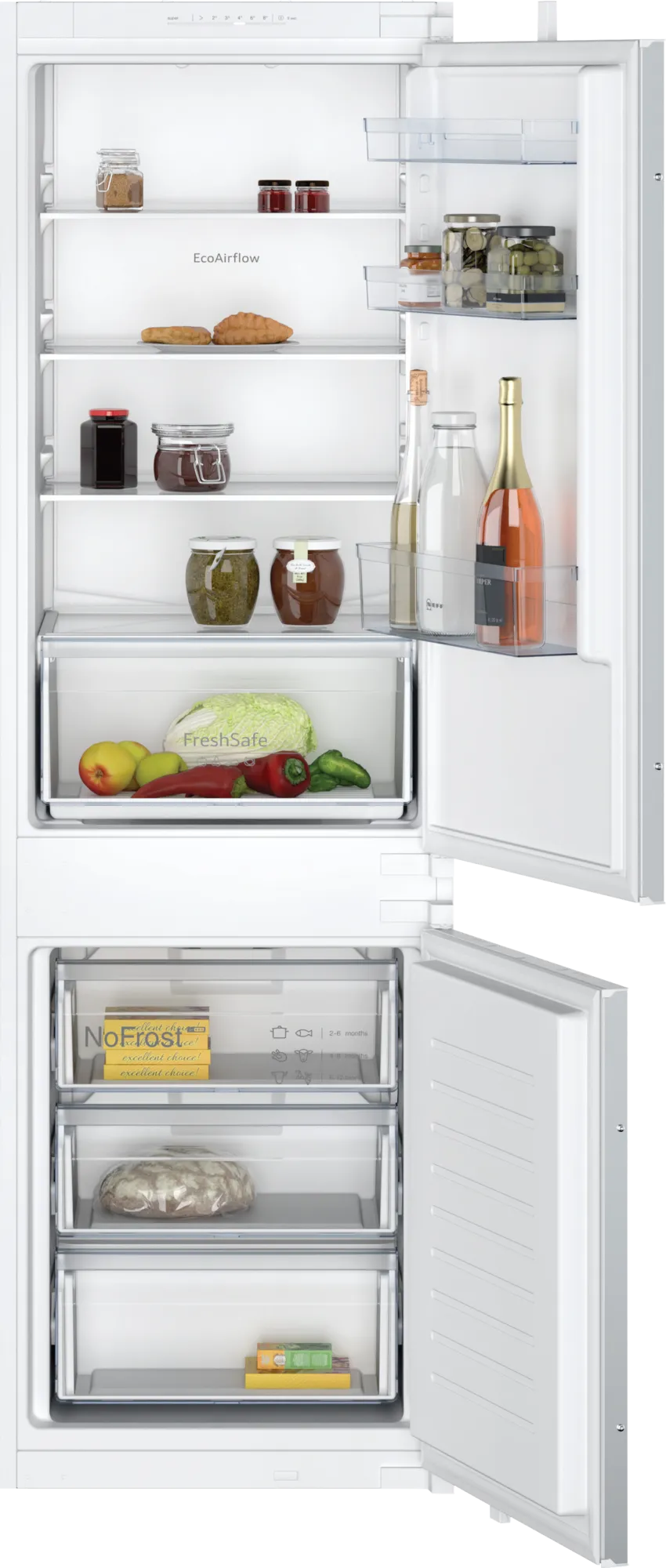Neff KI7861SE0G 54.1cm Built-in Fridge Freezer - White
