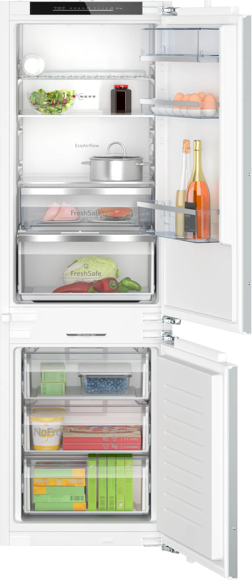 Neff KI7863DD0G 55.8cm Built-in Fridge Freezer - White