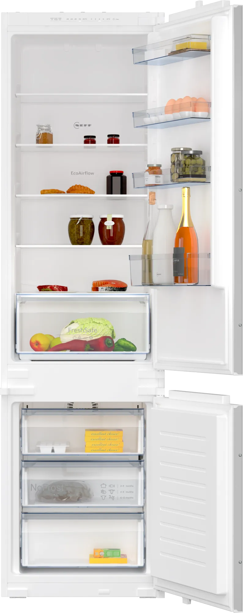 Neff KI7961SE0 54.1cm Built-in Fridge Freezer - White