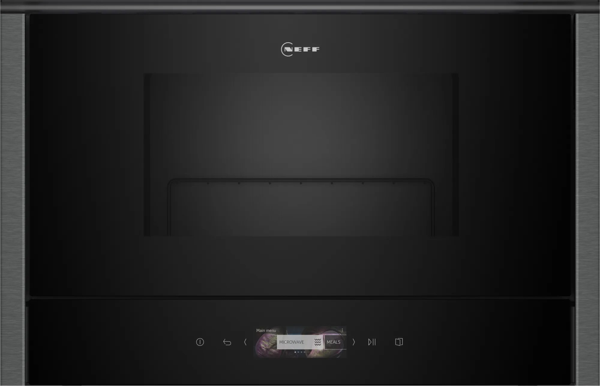 NEFF NR4GR31G1B 21 Litre Built In Microwave With Grill - Graphite Grey