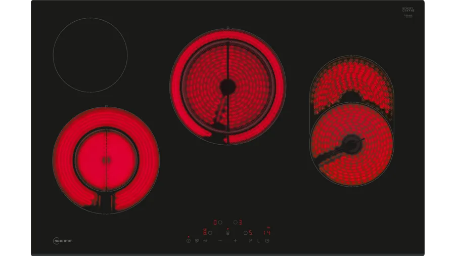 Neff T18FDH9L 80cm Electric Hob - Black