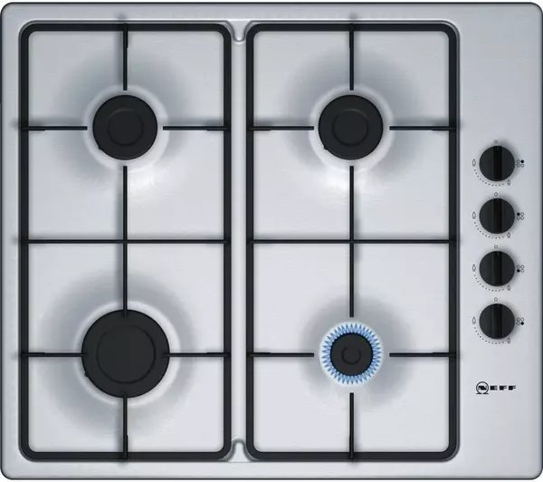 NEFF T26BR46N0 58cm Gas Hob - Stainless Steel