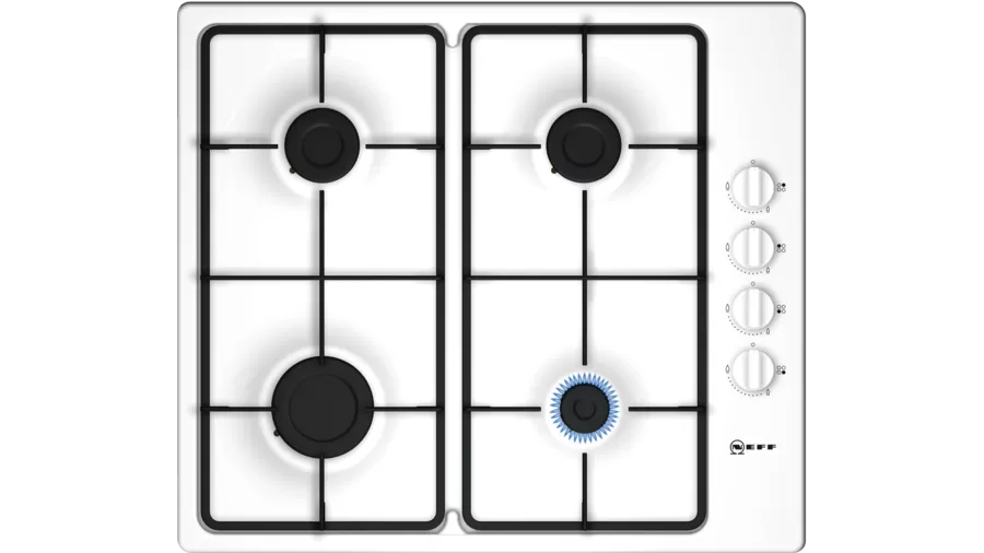 Neff T26BR46W0 60cm Gas Hob - White
