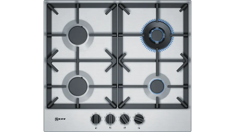 Neff T26DS59N0 60cm Gas Hob - Stainless Steel