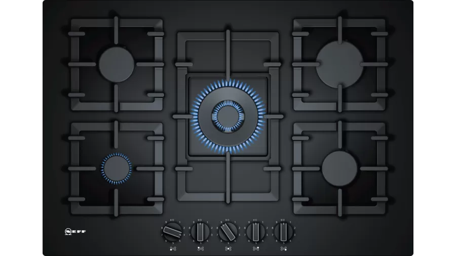 NEFF T27CS59S0 N70 75cm Tempered Glass Gas Hob