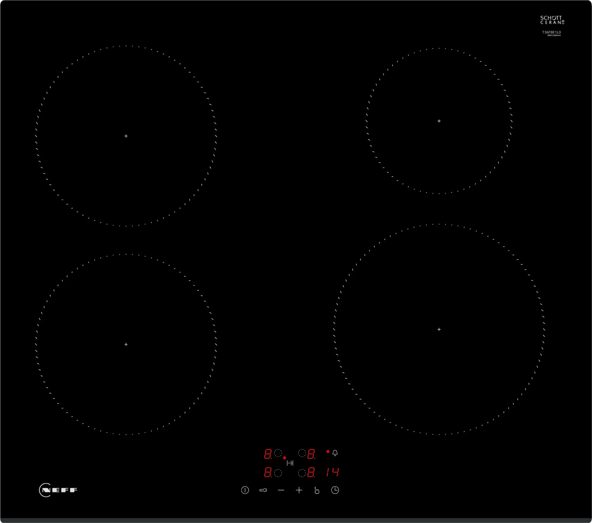 Neff T36FBE1L0 60cm Induction Hob - Black