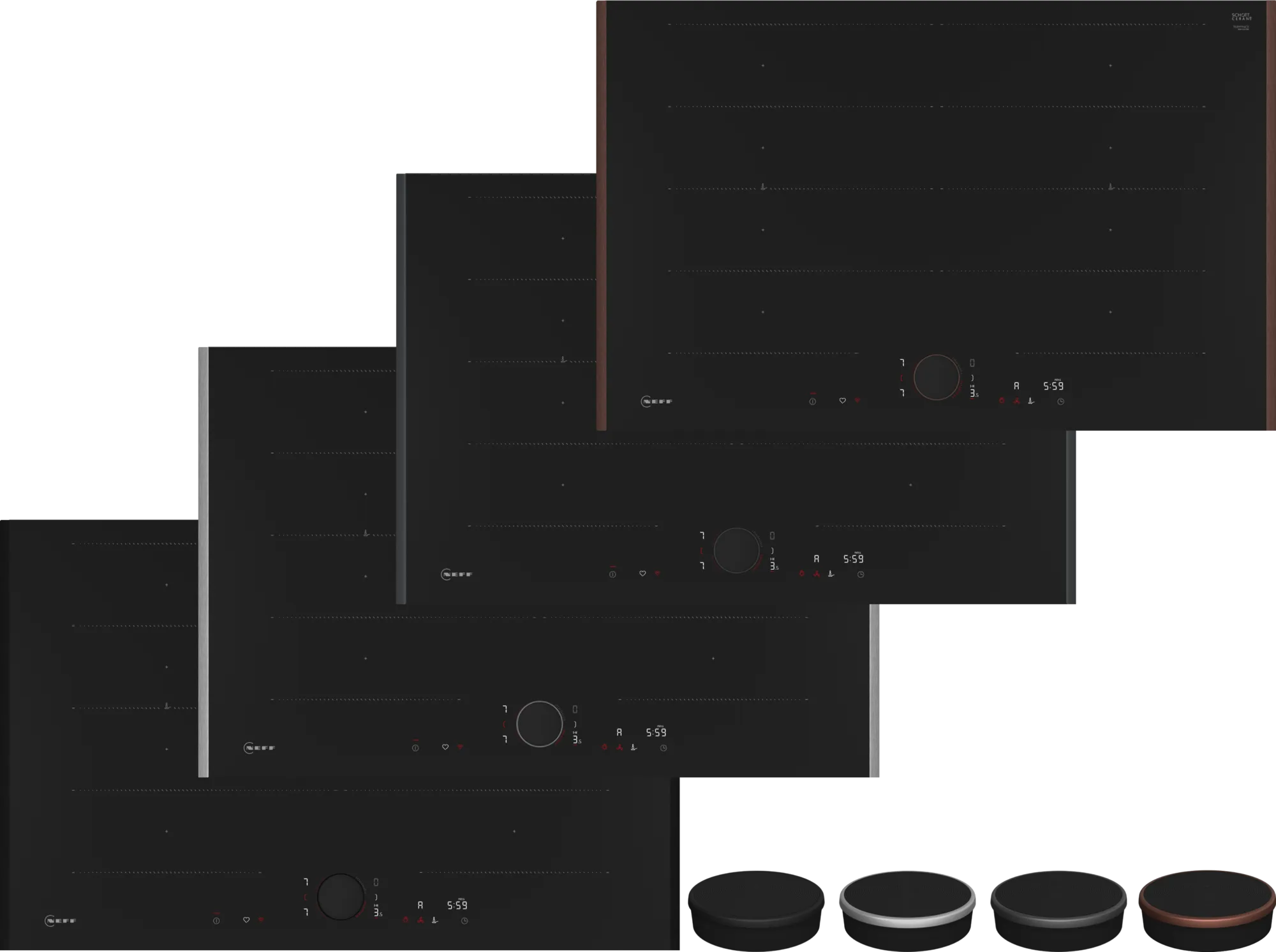 Neff T68YYY4C0 80cm Induction Hob - Black