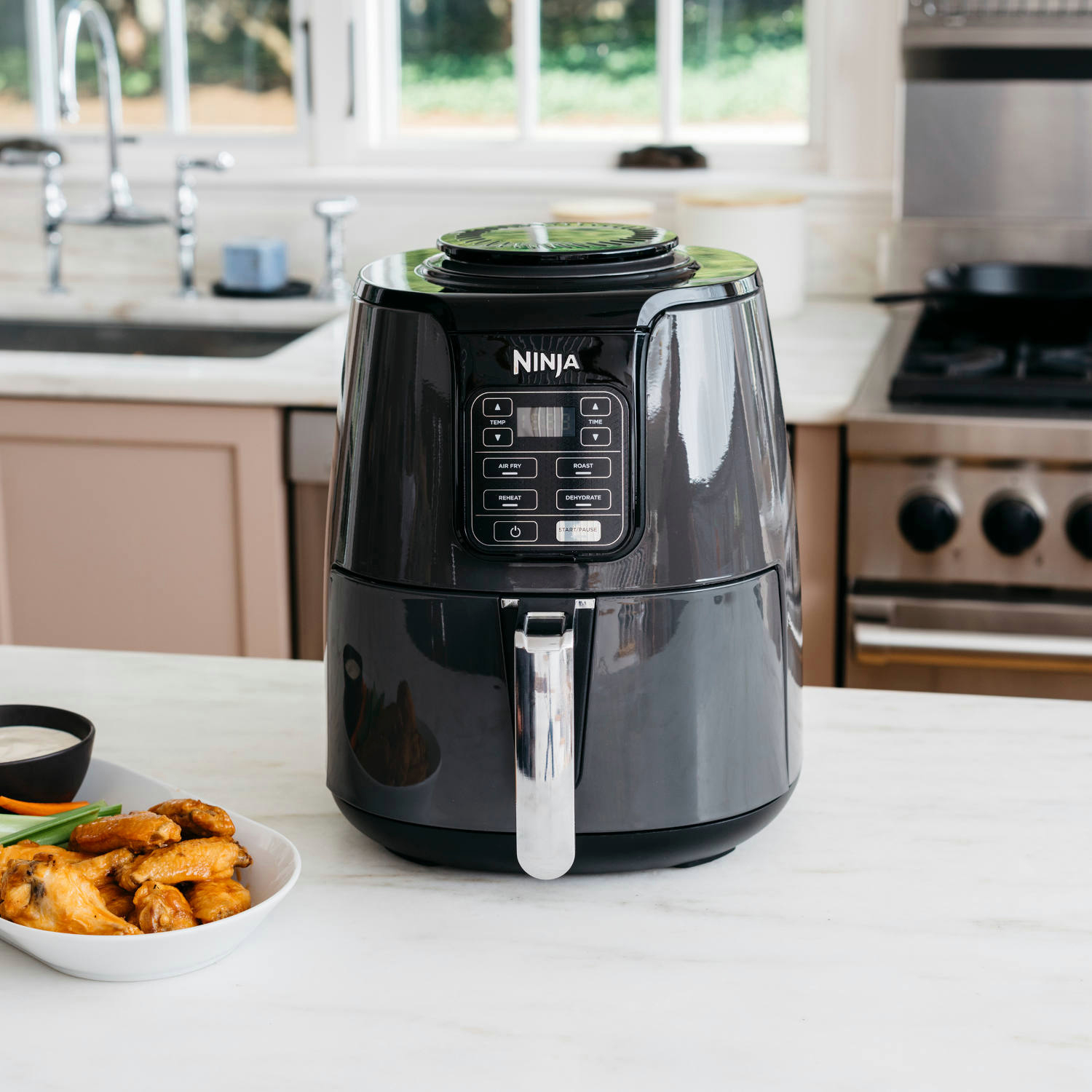Ninja AF100UK 3.8L Air Fryer and Dehydrator - Grey