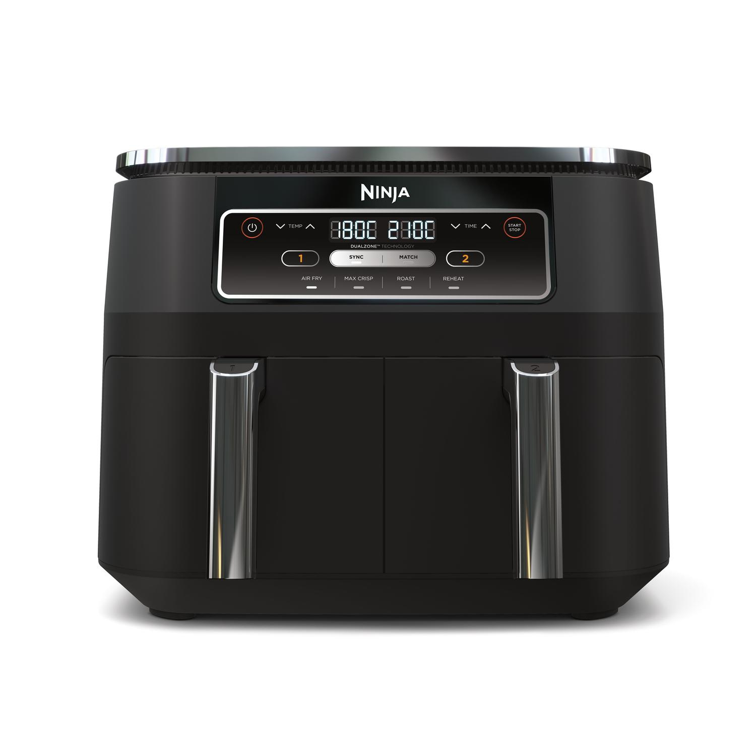 Ninja AF200UK Foodi 4-in-1 Dual Zone 7.6L Air Fryer - Black