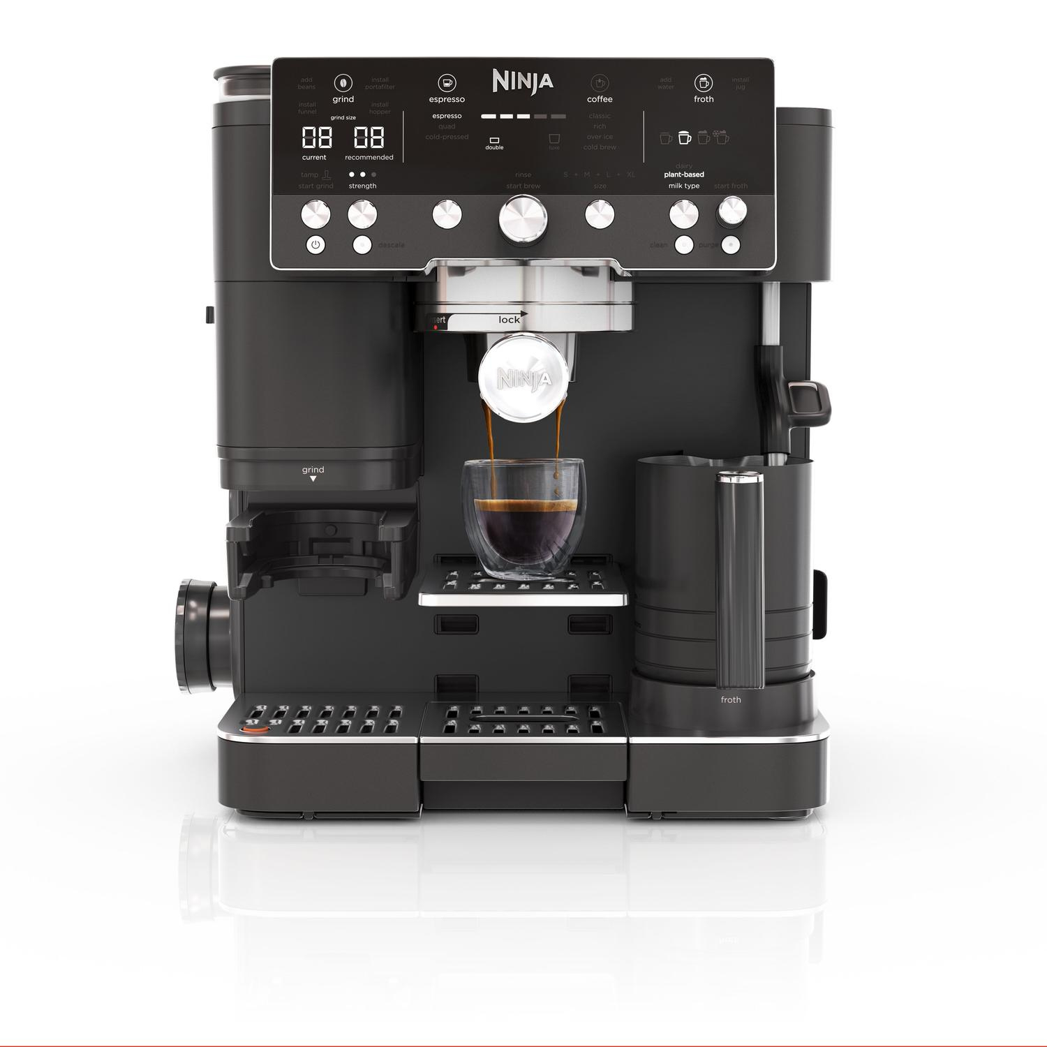 Ninja ES601UKBK Ninja Luxe Café Premier Espresso - Machine Bean to Cup - Midnight Black