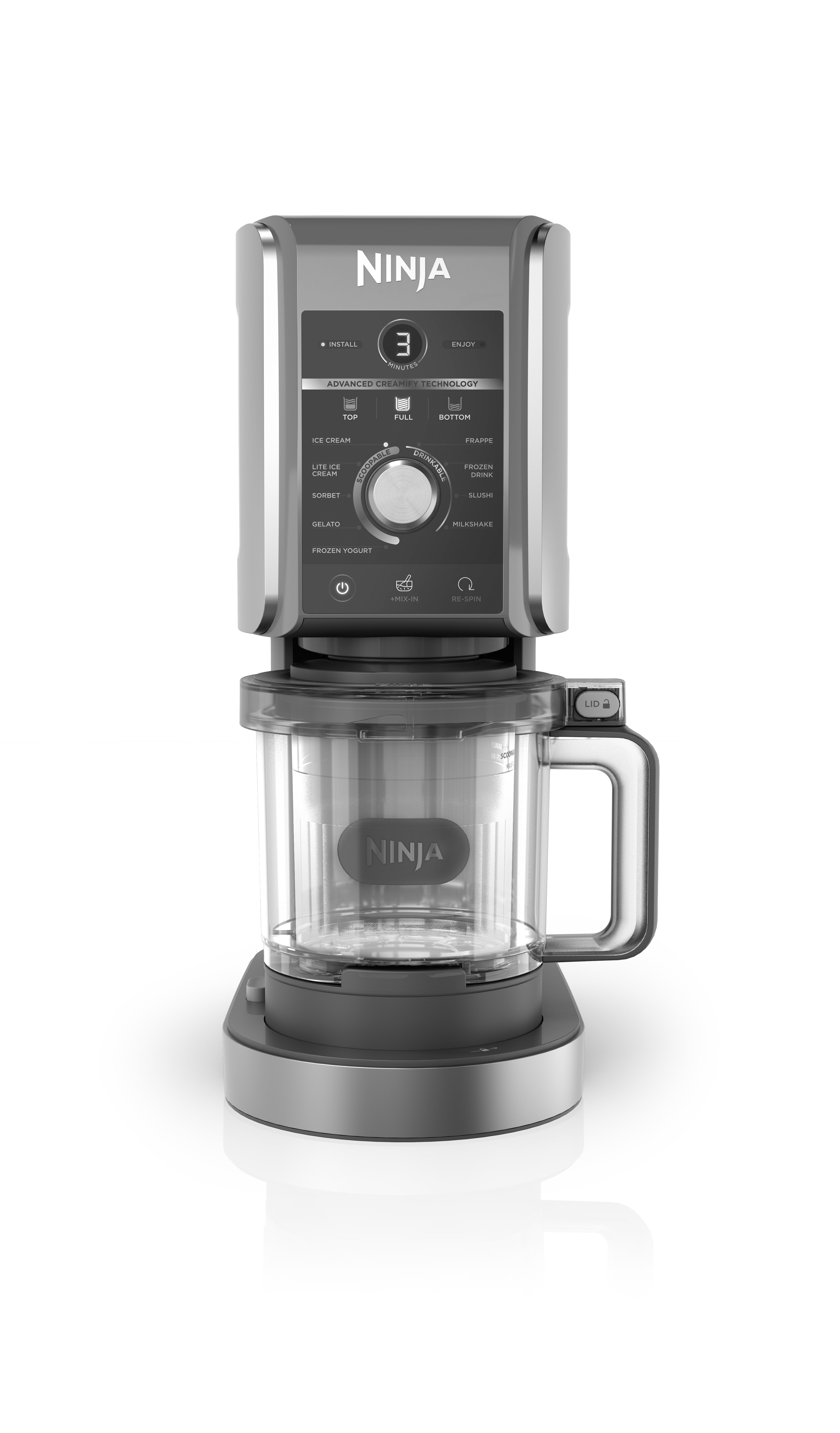 Ninja NC501UK Deluxe 10-in-1 Ice Cream and Frozen Drink Maker - Black