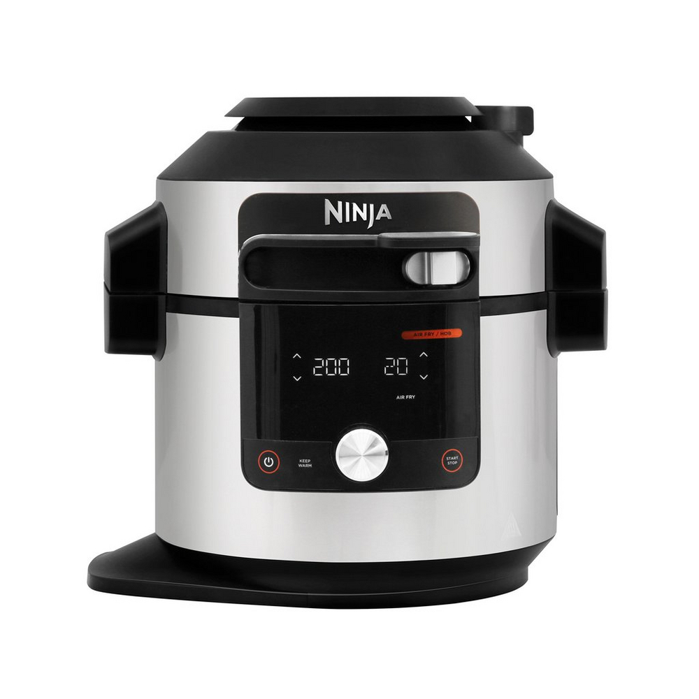 OL750UK 7.5L 15-In-1 One Lid Multi Cooker & probe - Black / Stainless Steel