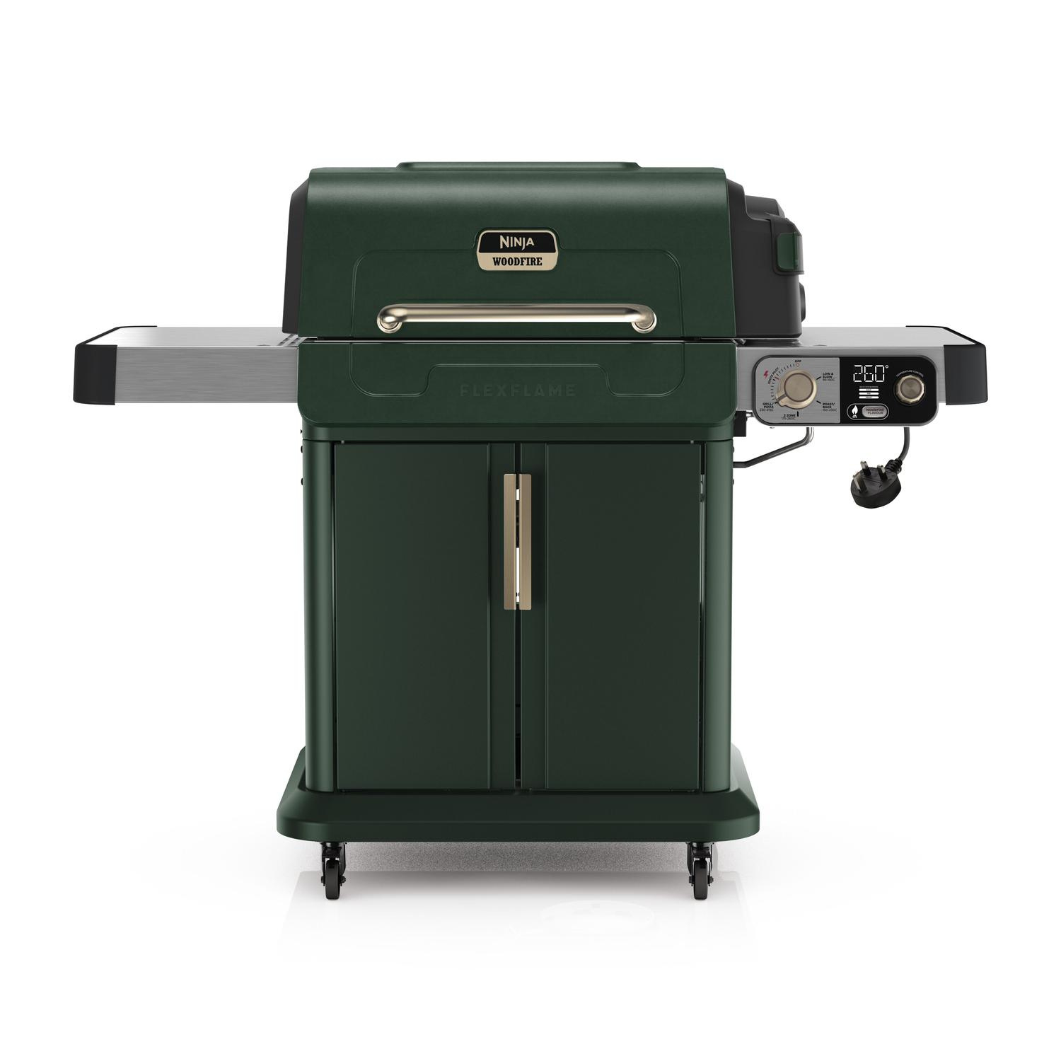 Ninja PG301UKGN FlexFlame Gas BBQ & Outdoor Cooking System - Green