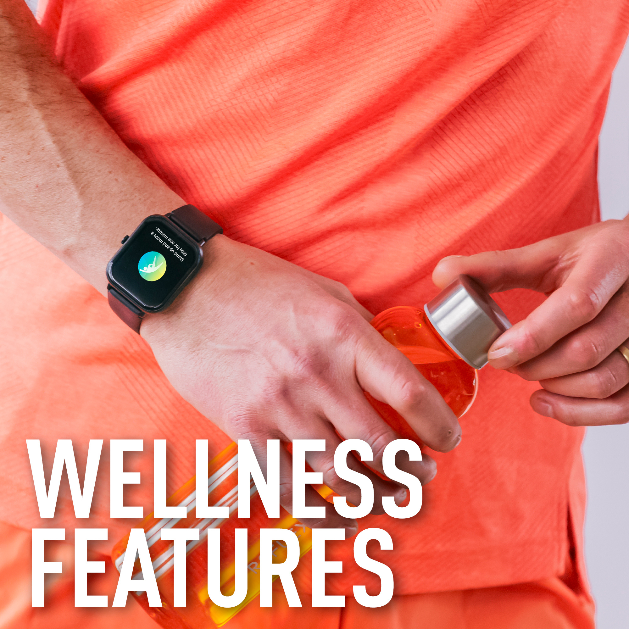 Reflex Active RA23-2170 Series 23 Black Smart Calling Watch - Black