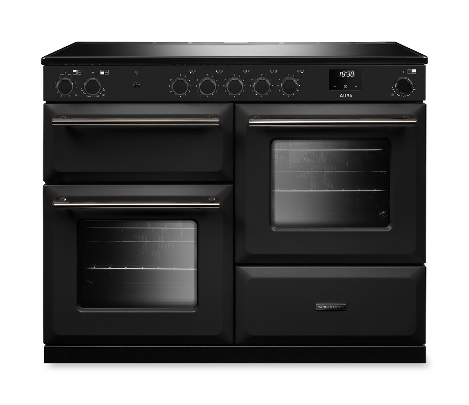 Rangemaster Aura AURAO110EIPCBL/YX1 110cm Induction Black - Onyx