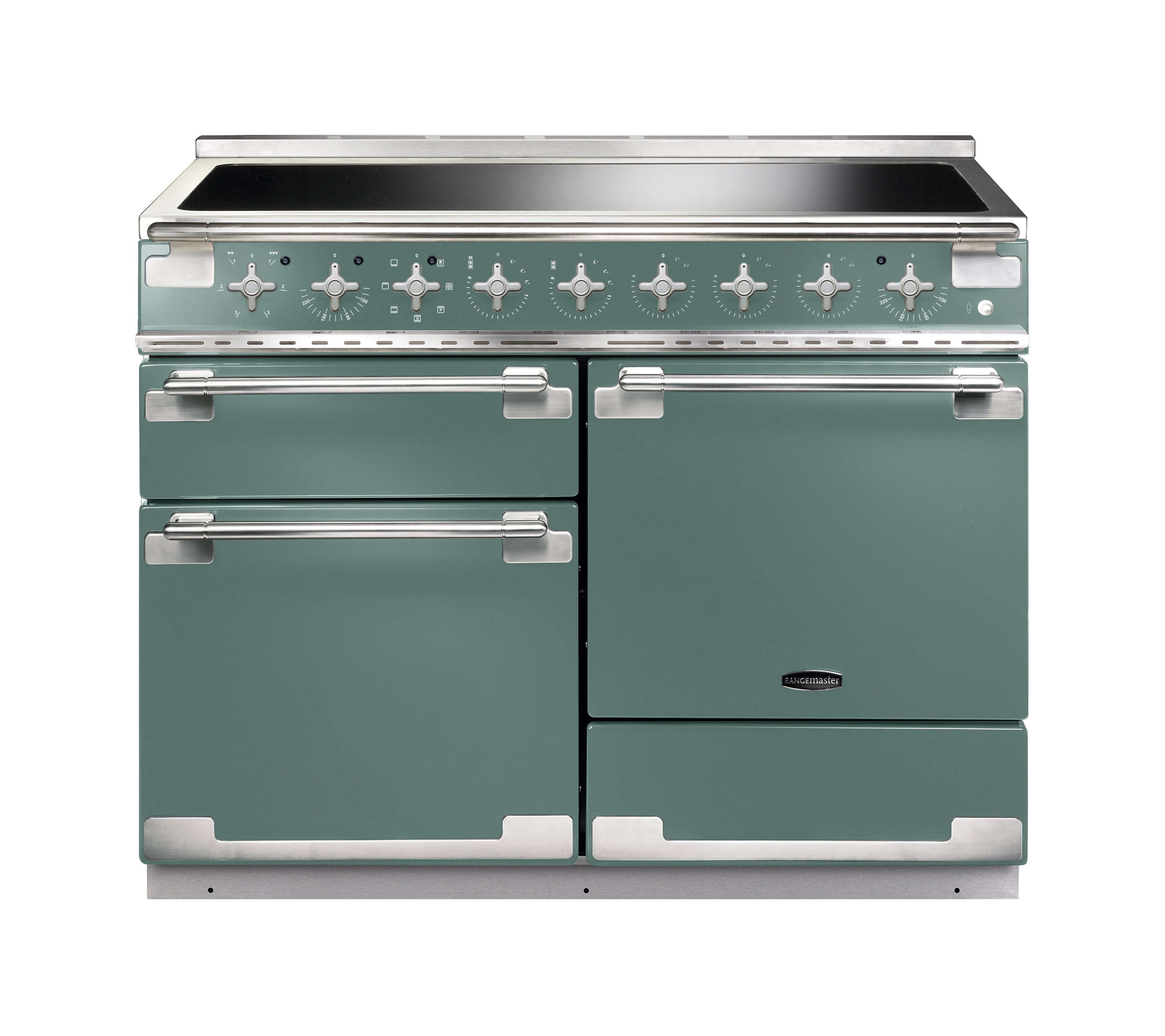 Rangemaster ELS110EIMG Elise Induction Range Cooker - Mineral Green