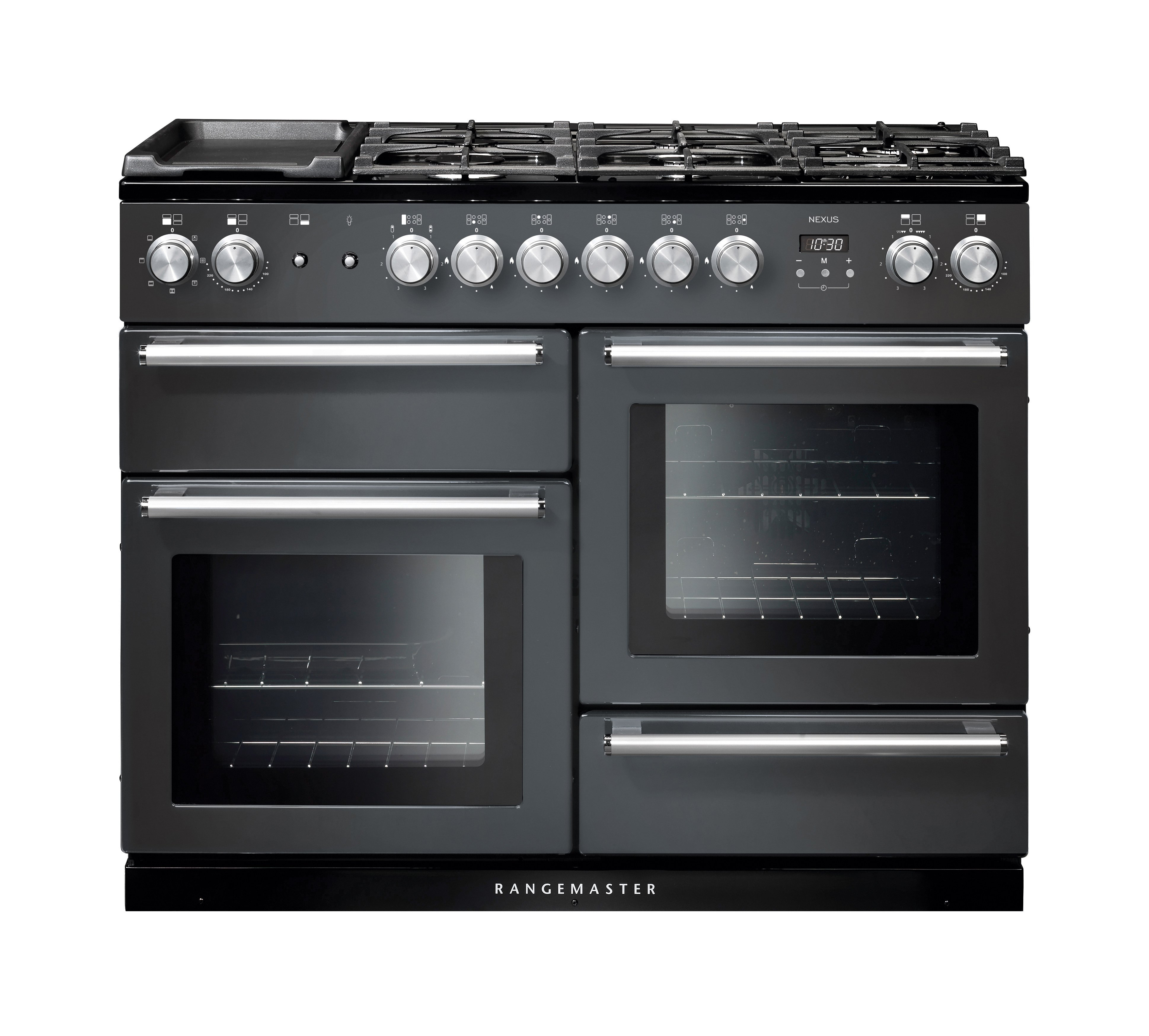 Rangemaster NEX110DFFSL Nexus Dual Fuel Range Cooker - Slate