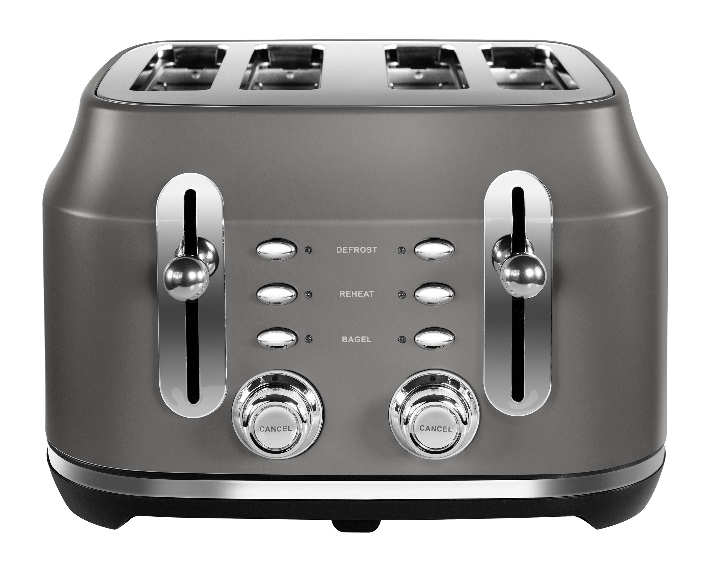 Rangemaster RMCL4S201GY 4 Slice Toaster - Matte Slate Grey