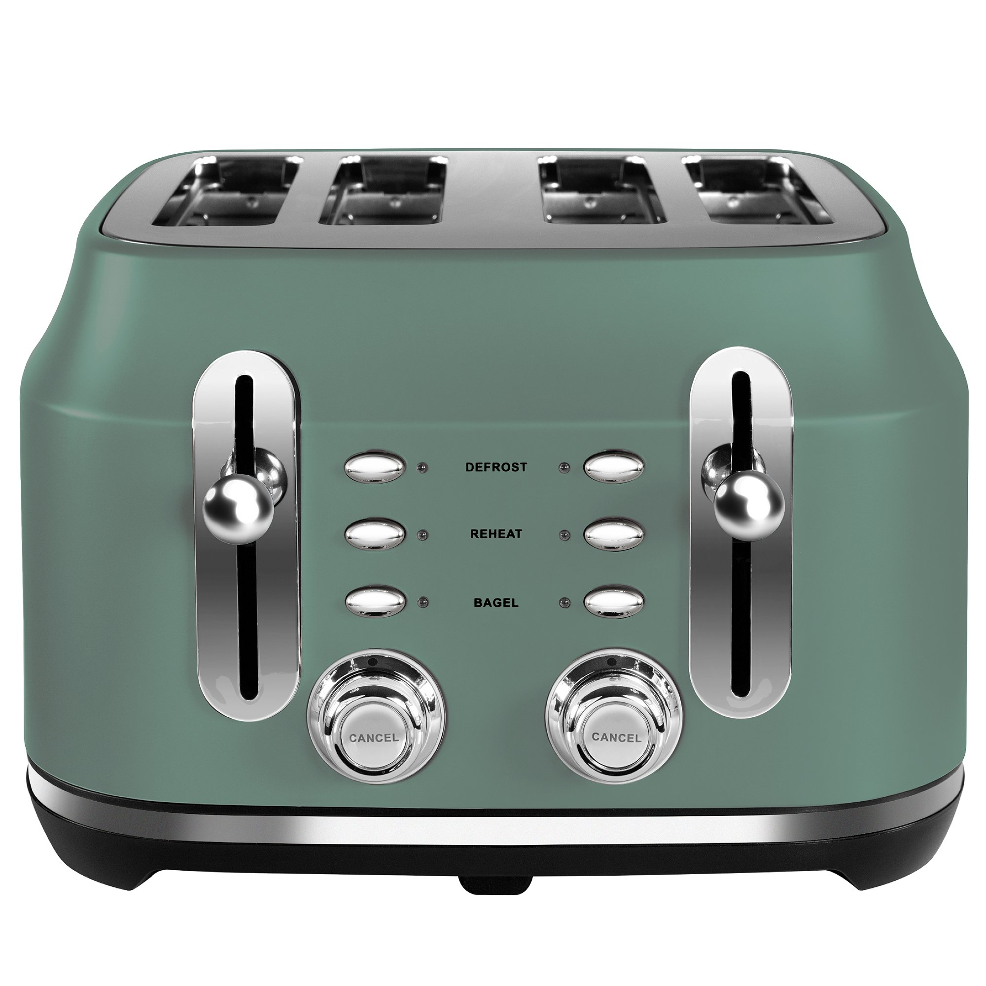 Rangemaster RMCL4S201MG 4 Slice Toaster - Mineral Green