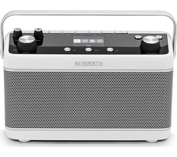 Roberts Radio BLUTUNE7W DAB+/FM/Bluetooth Portable Stereo Radio - White