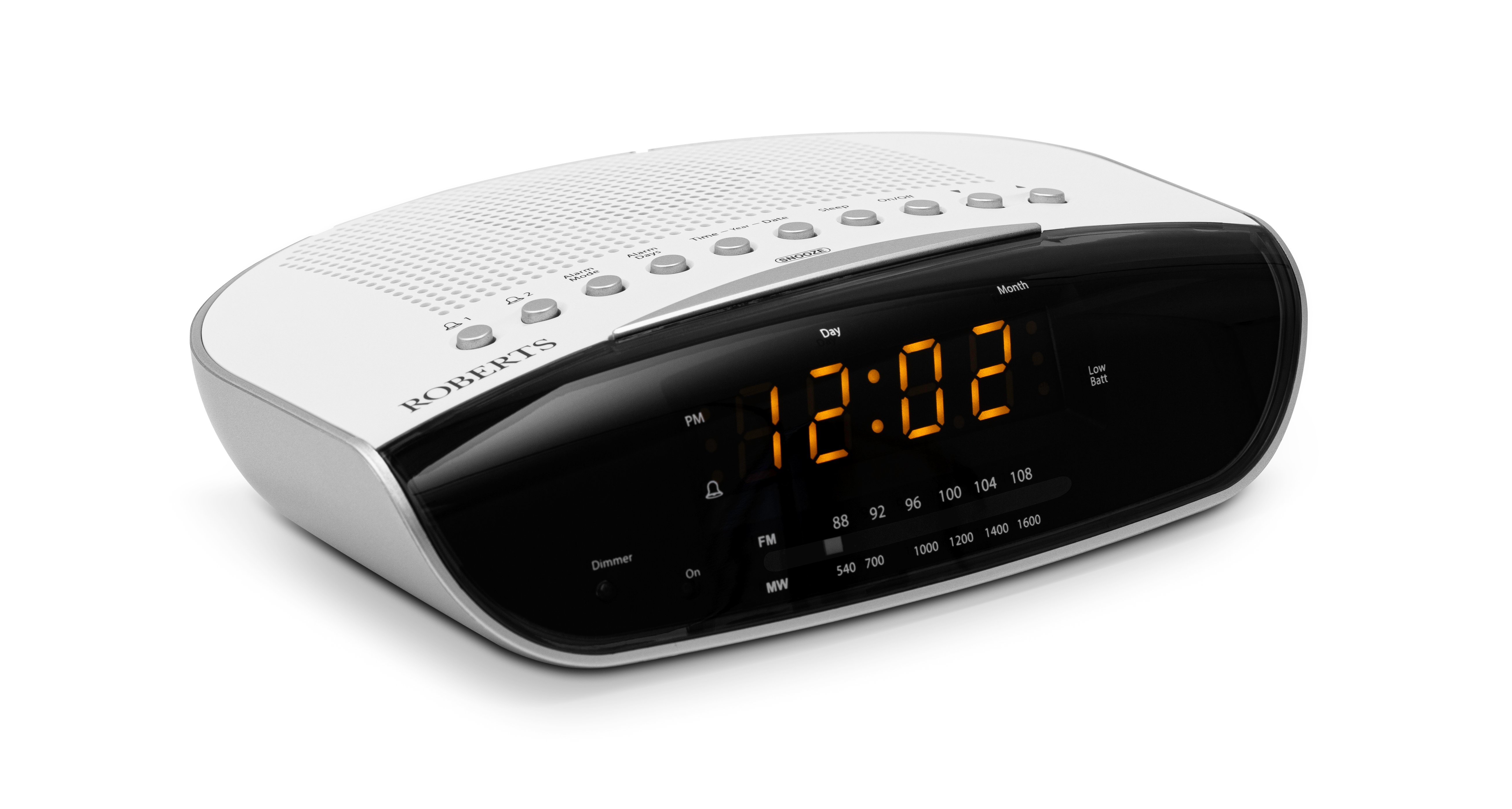 Roberts Radio CR9971W Clock Radio - White