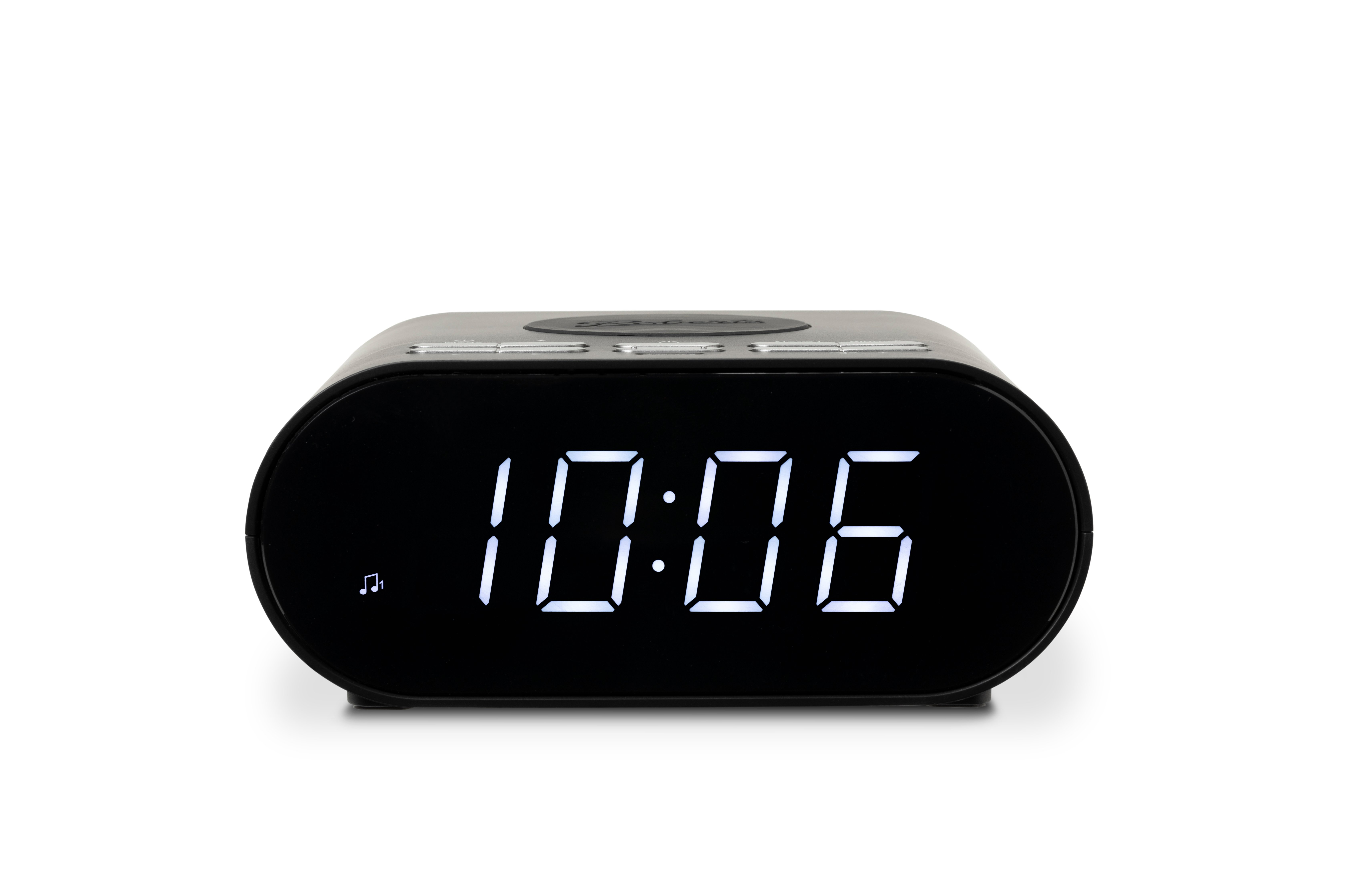 Roberts Radio CHARGEDBK Wireless Clock Radio - Black